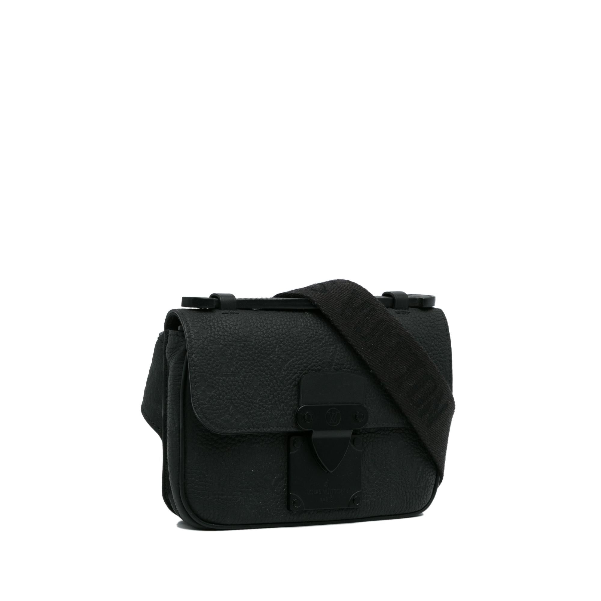 Louis Vuitton Taurillon S Lock Sling Bag (SHG-kz3Aka)