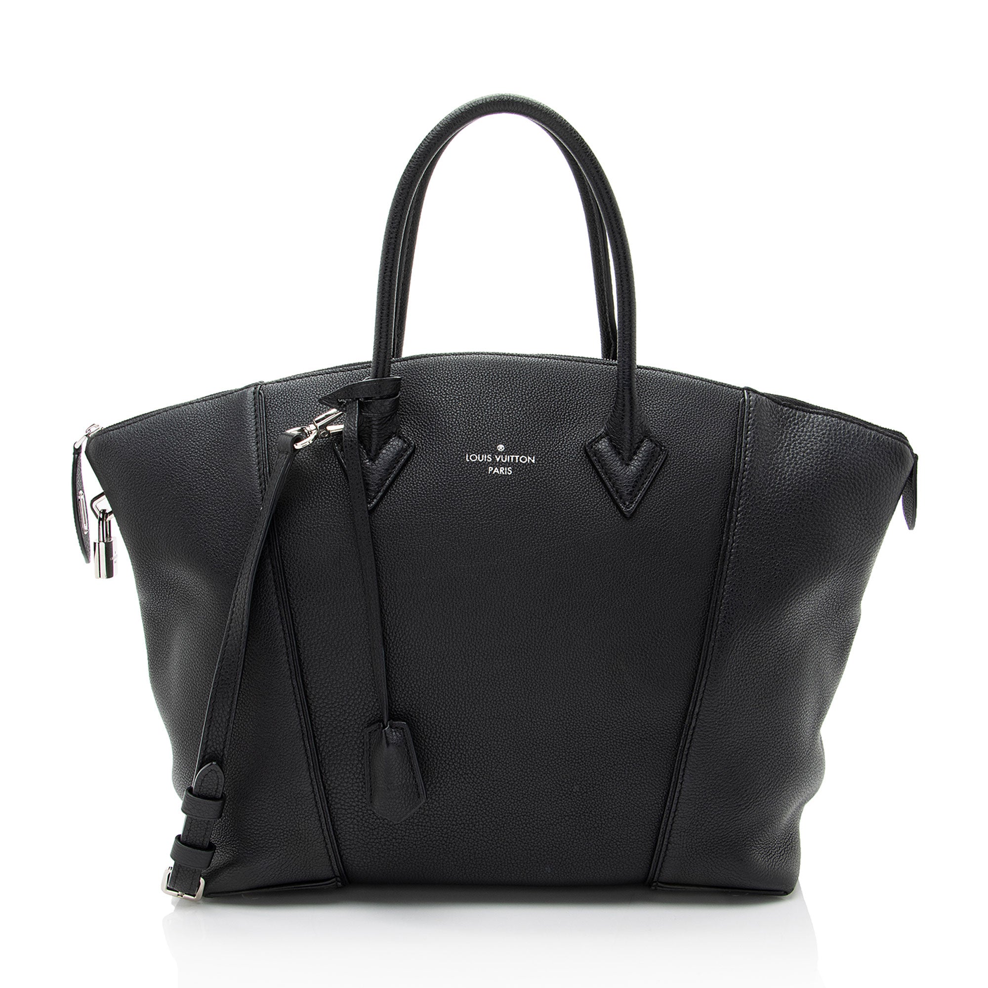 Louis Vuitton Griotte Taurillon Leather Soft Lockit MM Crossbody Bag