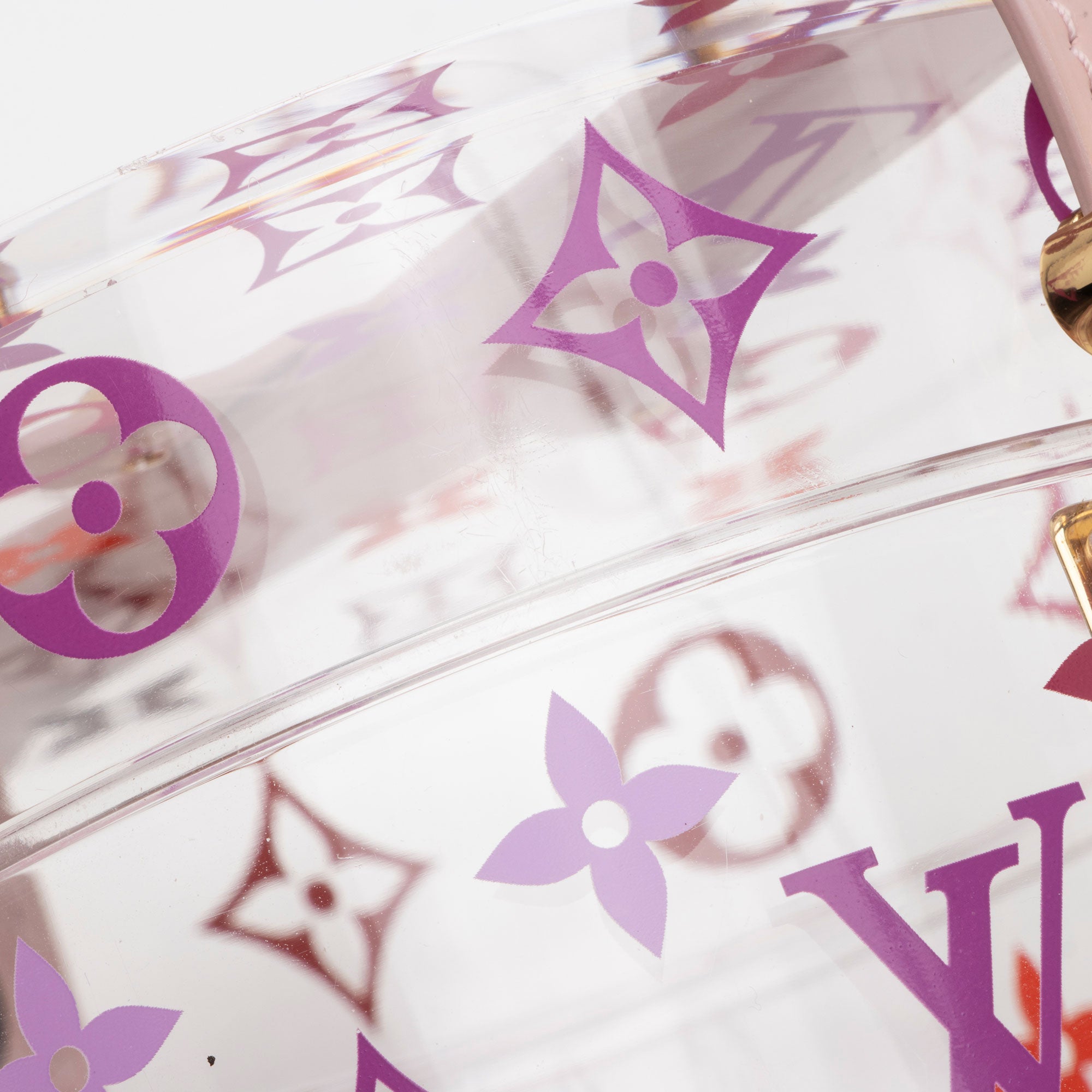 Louis Vuitton Transparent Monogram Plexiglass Summer Capsule Scott Box (SHF-8UqZHJ)