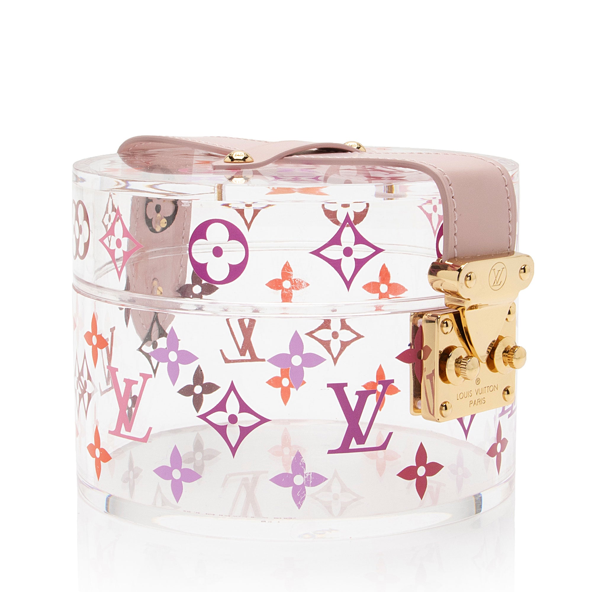 Louis Vuitton Transparent Monogram Plexiglass Summer Capsule Scott Box (SHF-8UqZHJ)