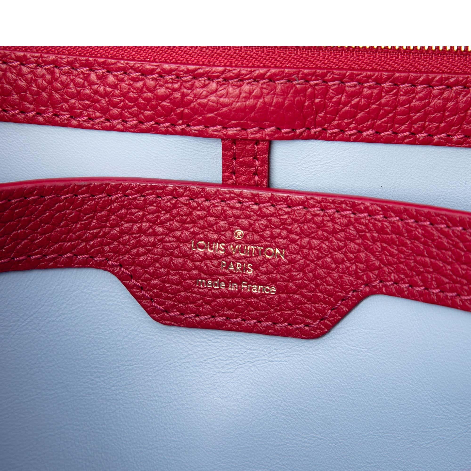 Louis Vuitton Tricolor Taurillon Capucines PM