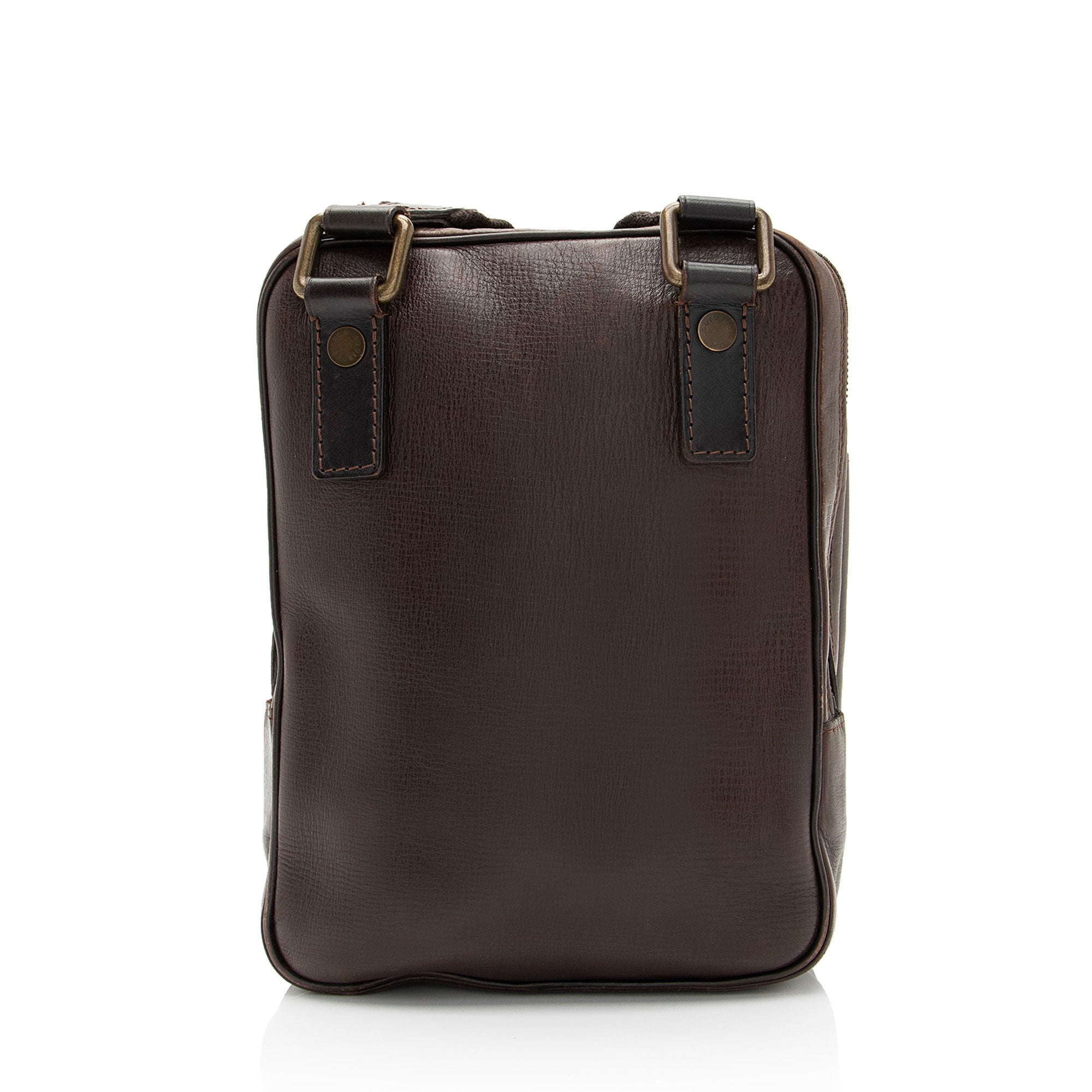 Louis Vuitton Utah Leather Iroquois Small Messenger Bag (SHF-da66x9)