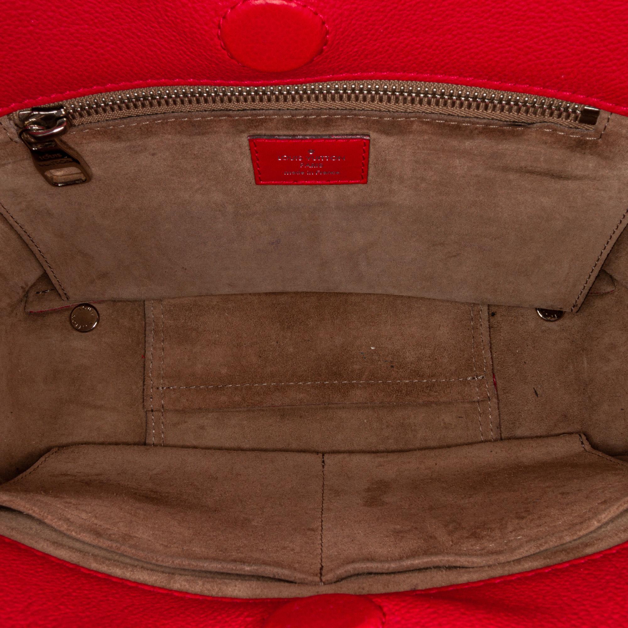 Louis Vuitton Veau Cachemire W Tote BB (SHG-1o9raL)