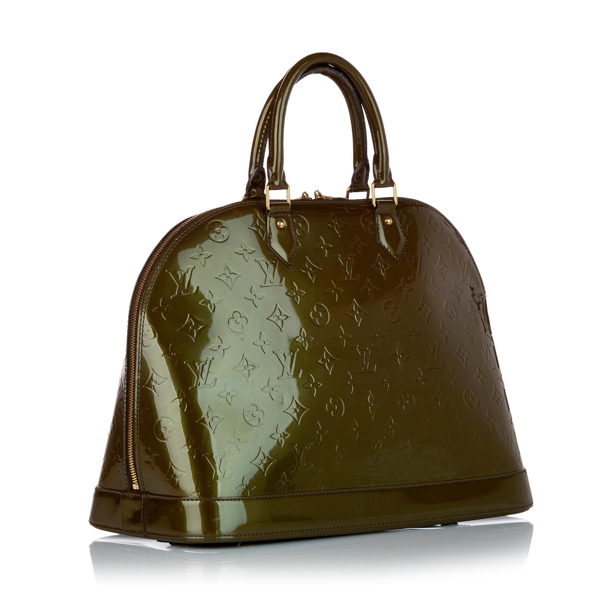 Louis Vuitton Vernis Alma MM (SHG-26617)