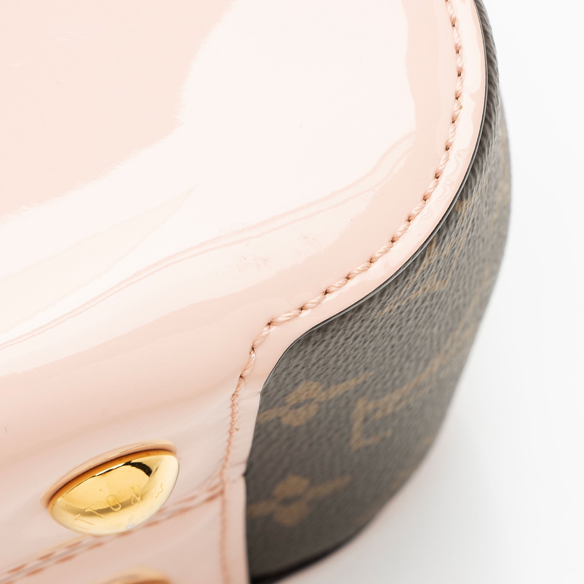 Louis Vuitton Vernis Monogram Canvas Cherrywood PM Shoulder Bag