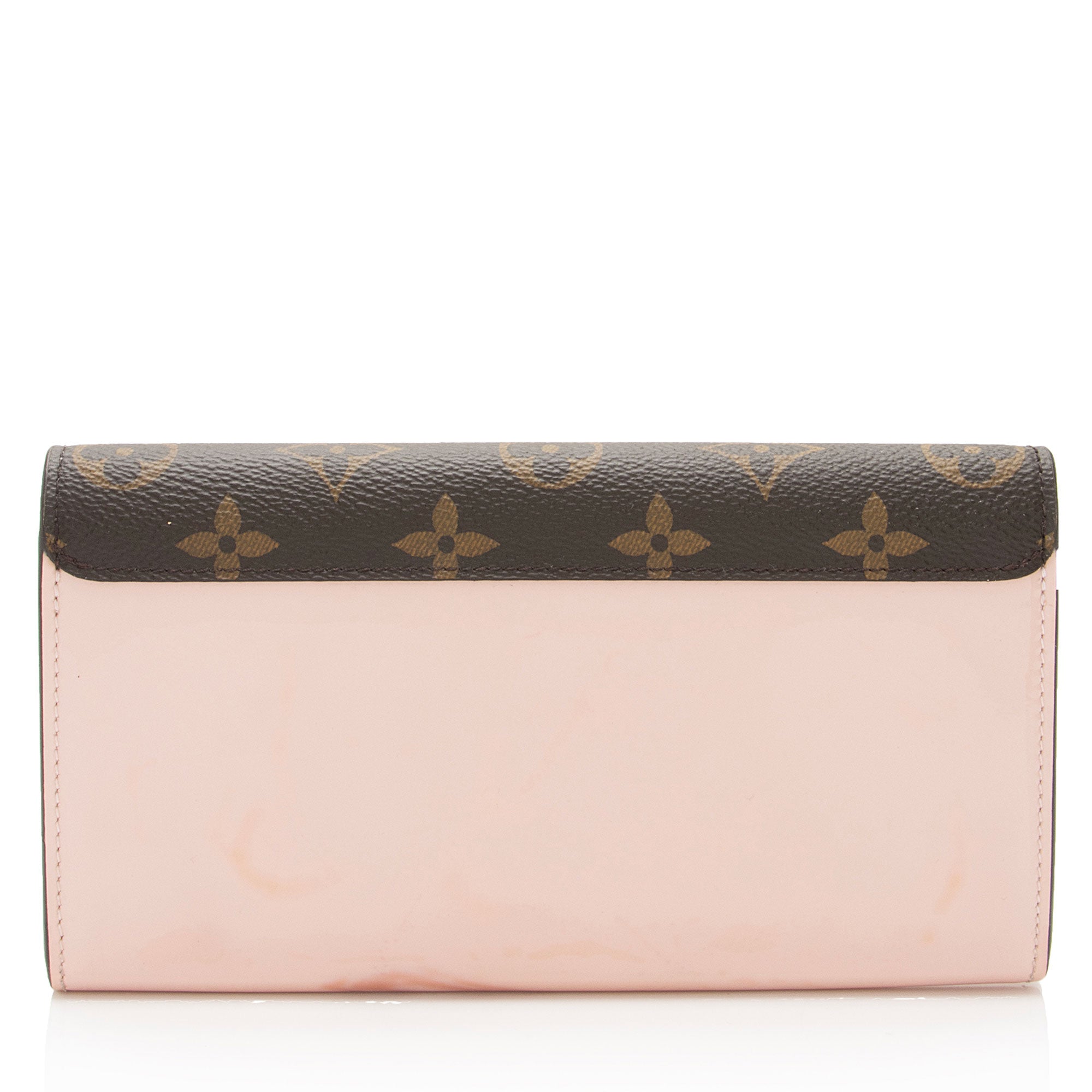 Louis Vuitton Vernis Monogram Canvas Cherrywood Wallet (SHF-LI7EqG)