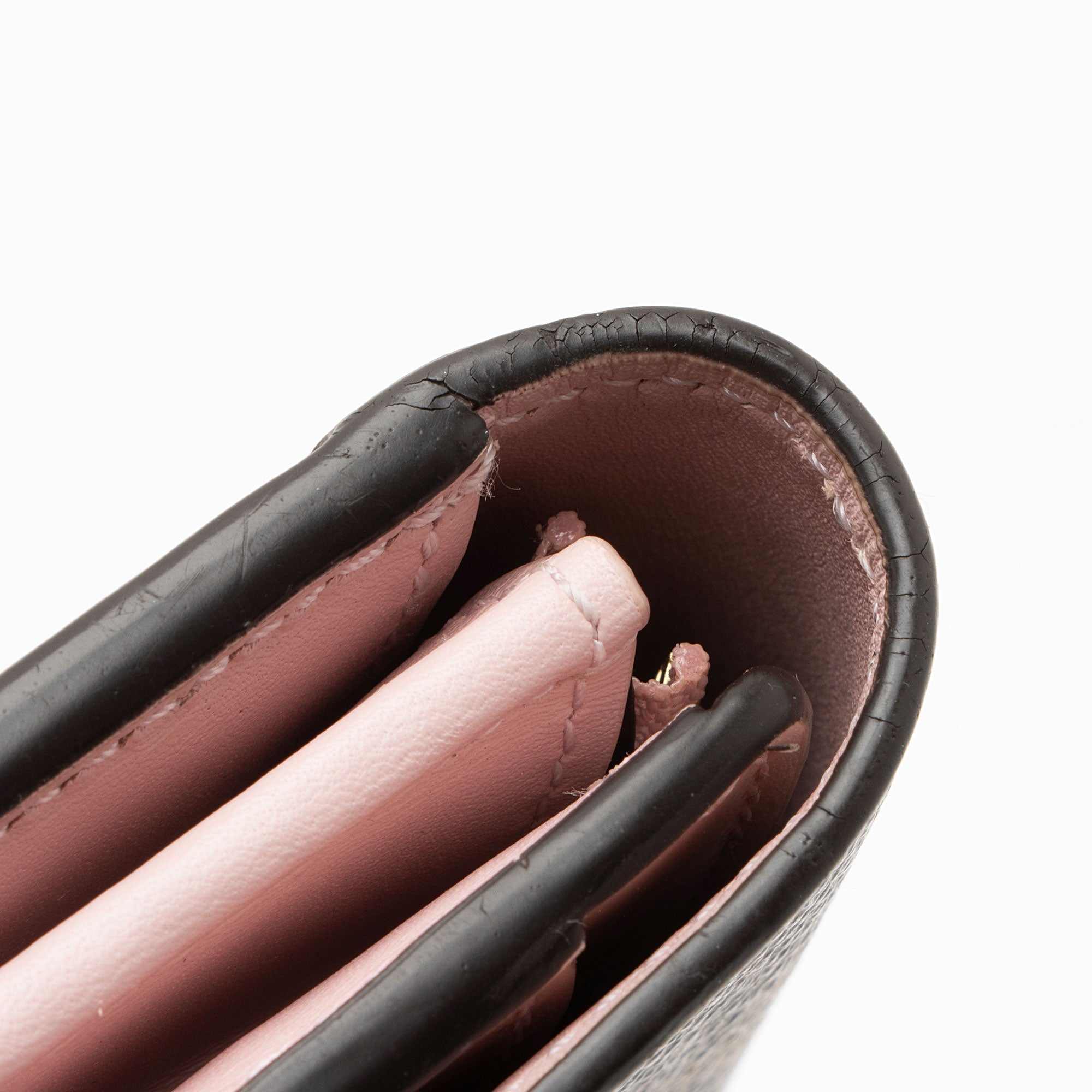 Louis Vuitton Vernis Monogram Canvas Cherrywood Wallet (SHF-LI7EqG)