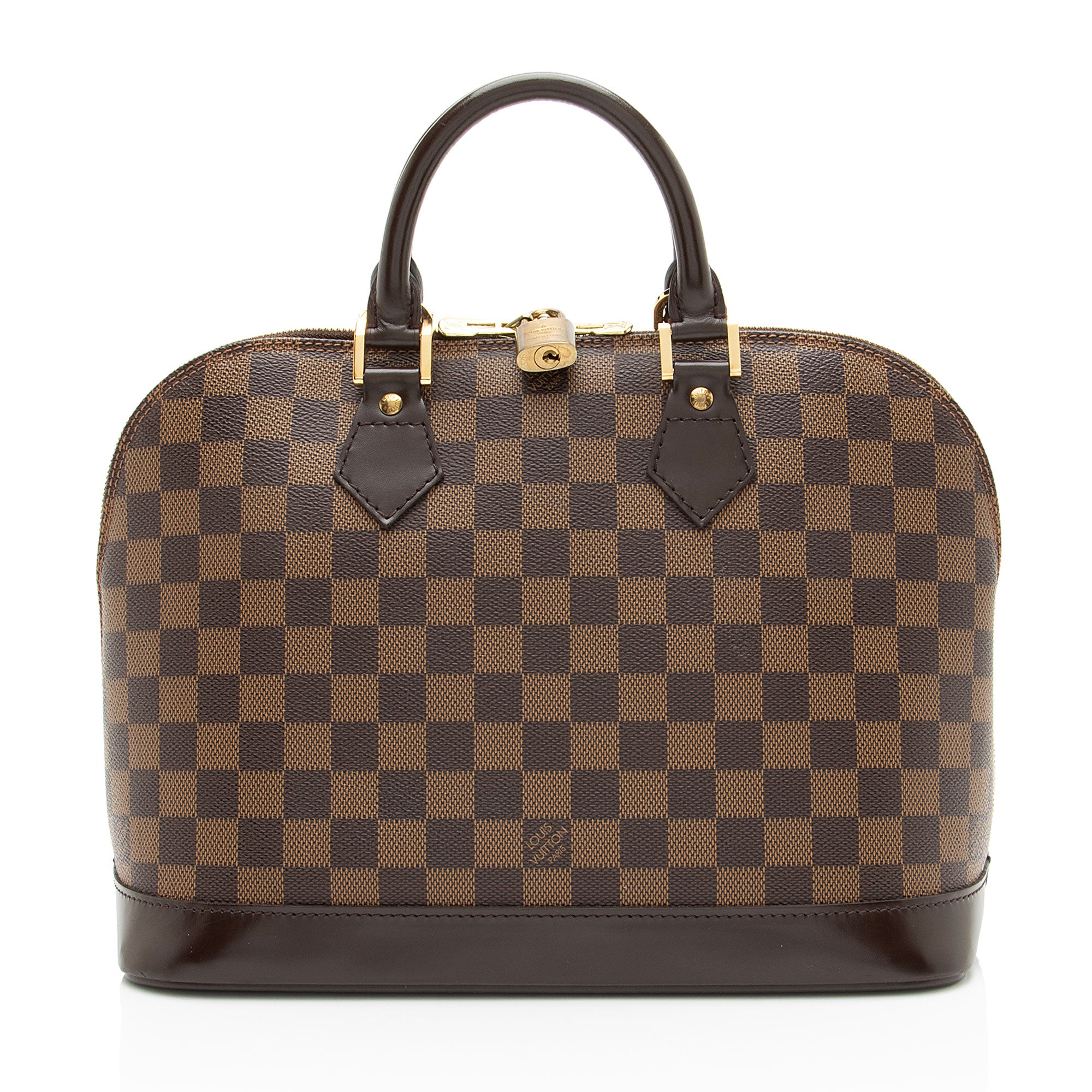 Louis Vuitton Vintage Damier Ebene Alma PM Satchel