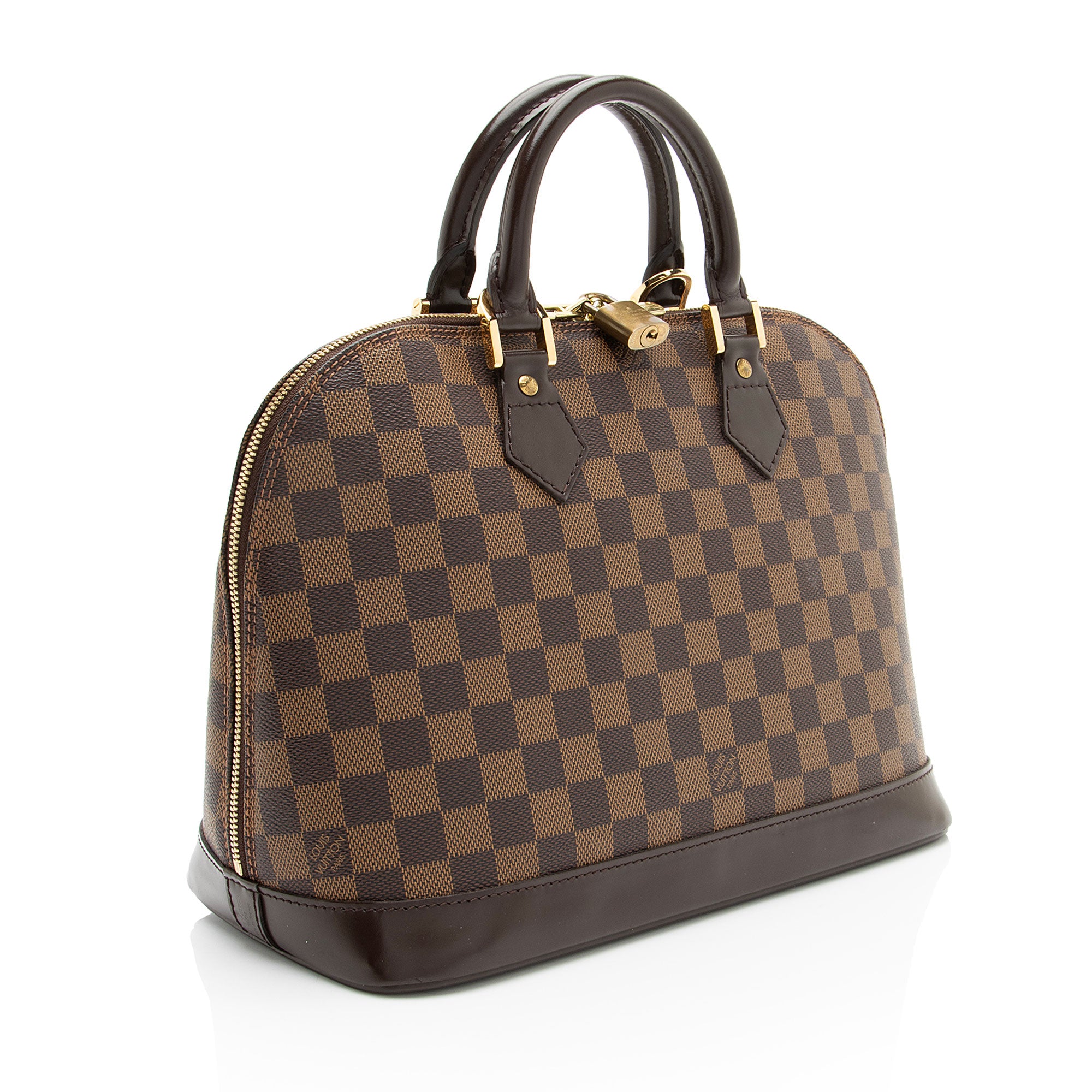 Louis Vuitton Vintage Damier Ebene Alma PM Satchel