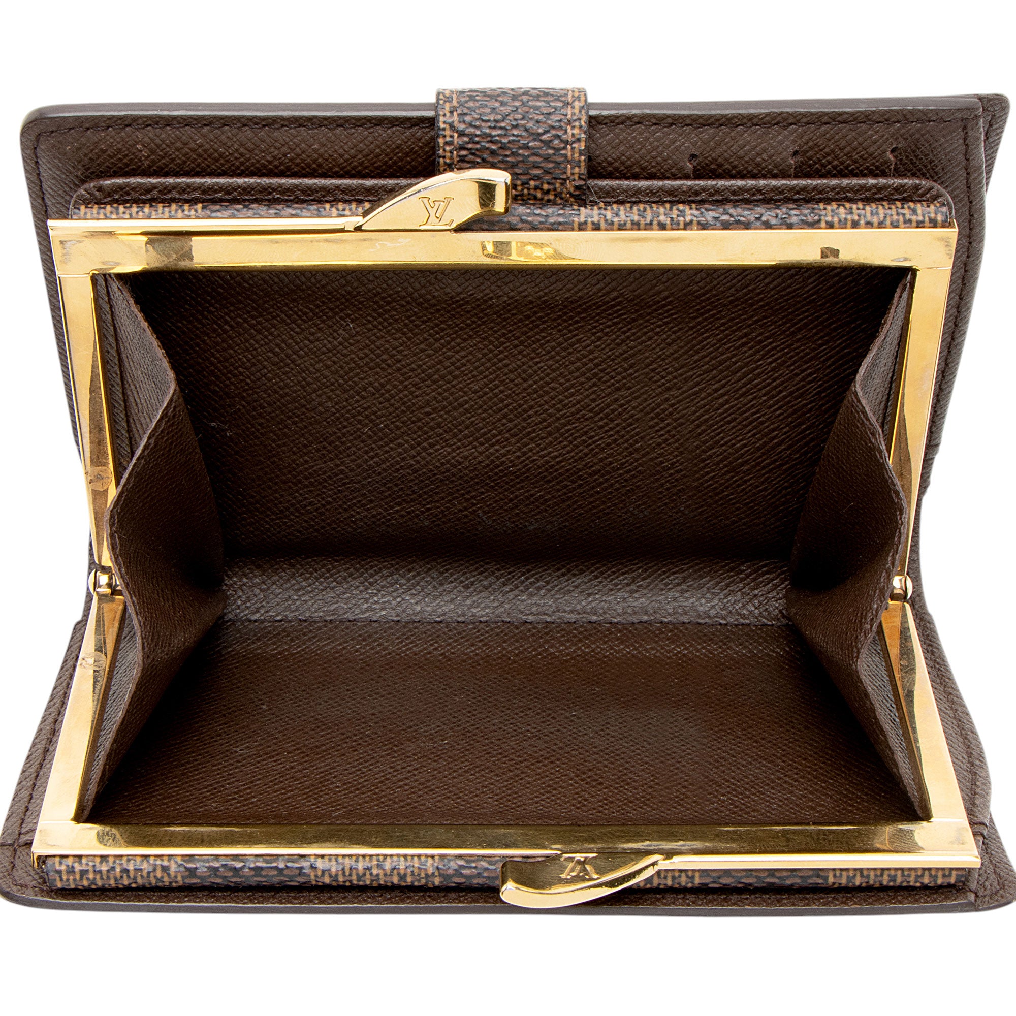 Louis Vuitton Vintage Damier Ebene French Wallet