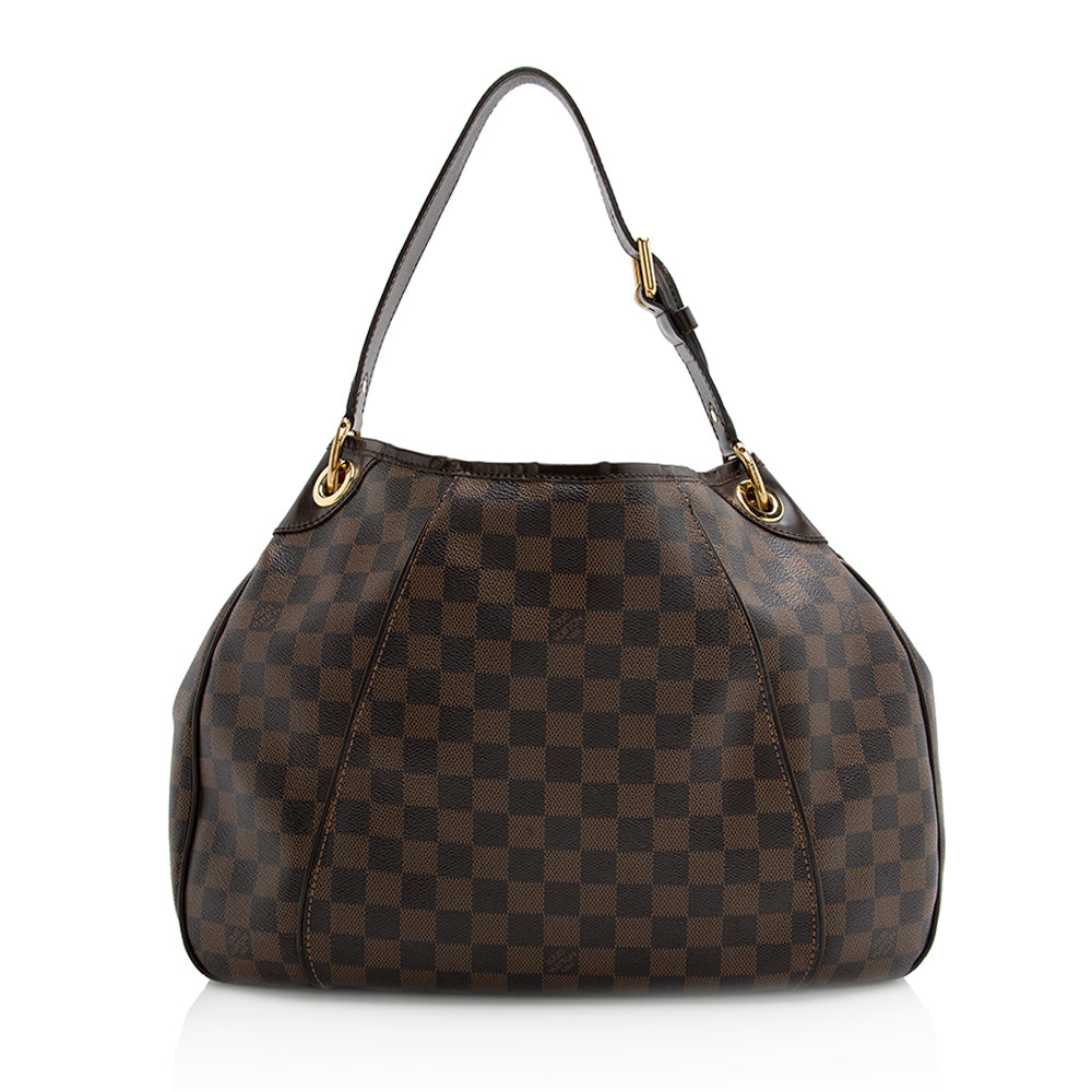 Louis Vuitton Vintage Damier Ebene Galliera PM Shoulder Bag (SHF-21147)