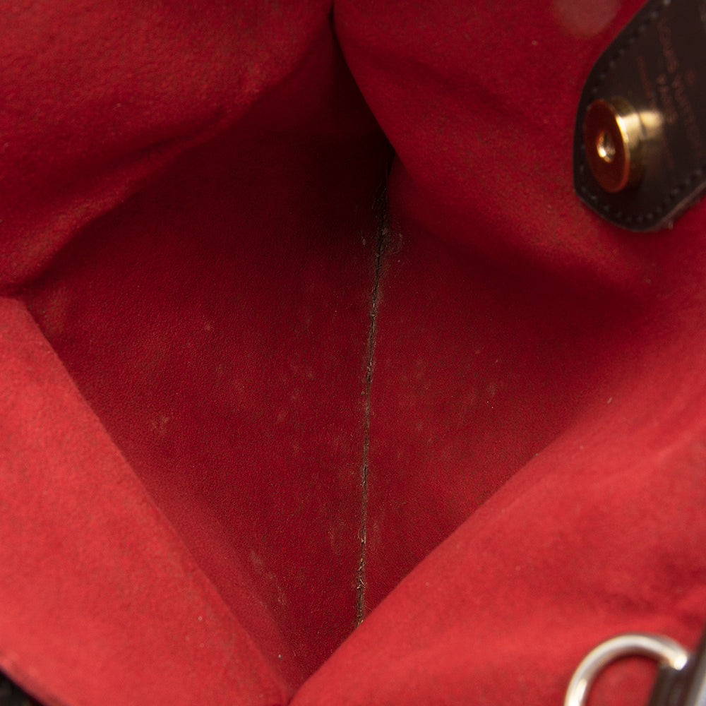 Louis Vuitton Vintage Damier Ebene Galliera PM Shoulder Bag (SHF-21147)