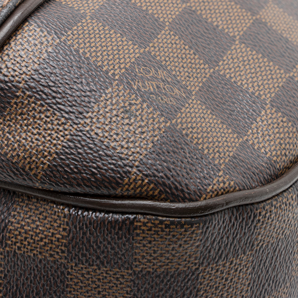 Louis Vuitton Vintage Damier Ebene Galliera PM Shoulder Bag (SHF-21147)