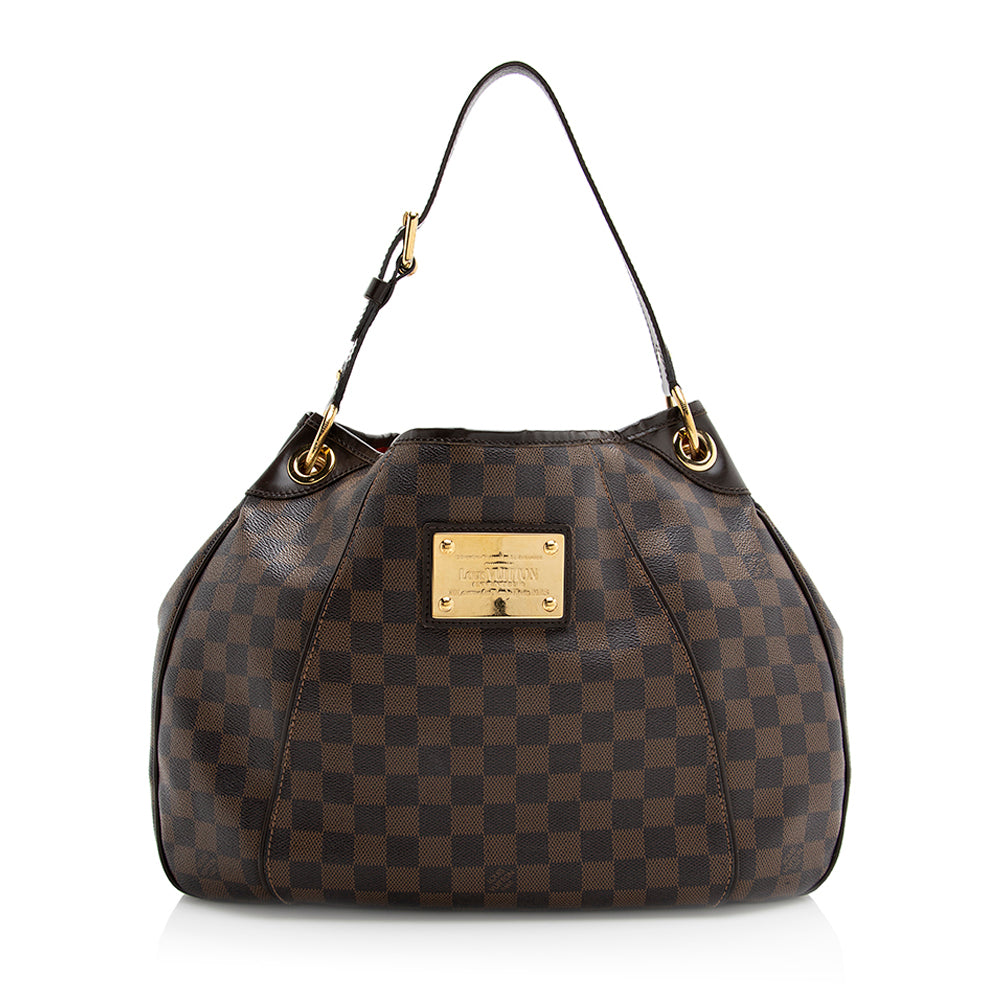 Louis Vuitton Vintage Damier Ebene Galliera PM Shoulder Bag (SHF-21147)