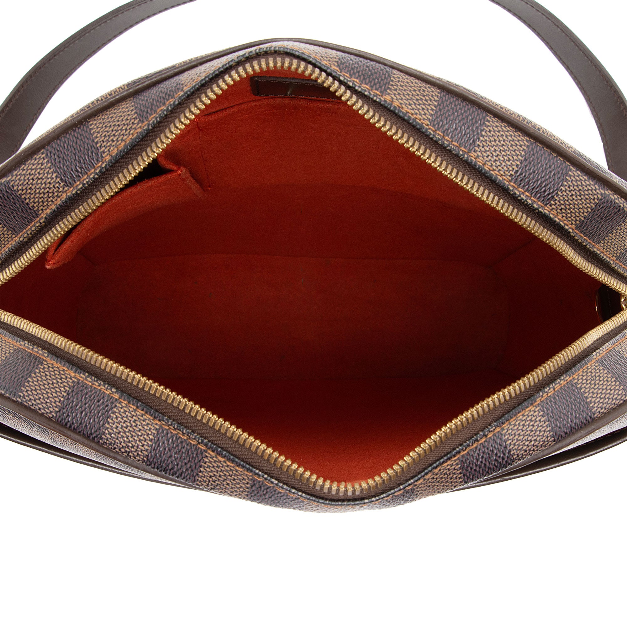 Louis Vuitton Vintage Damier Ebene Ipanema GM Shoulder Bag