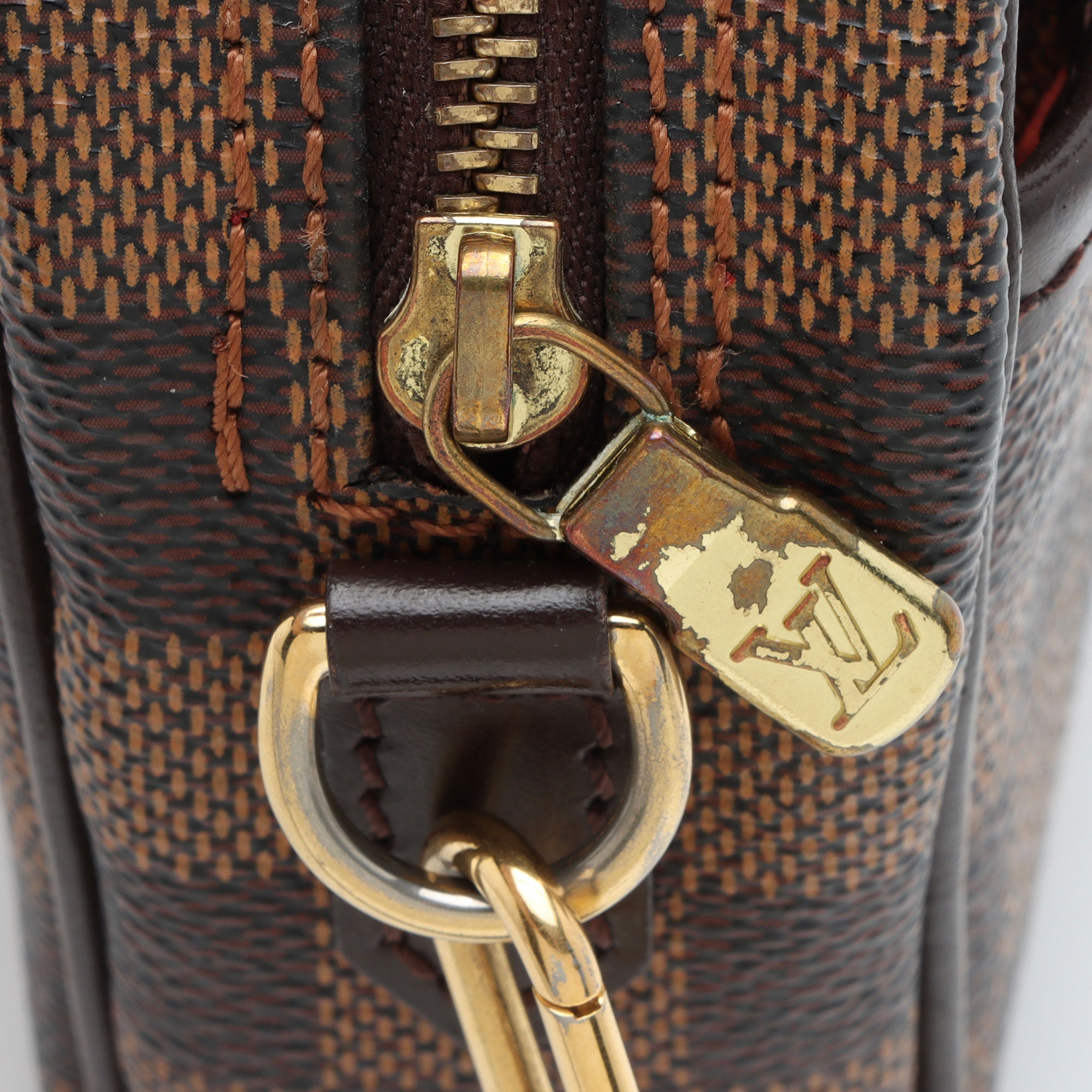 Louis Vuitton Vintage Damier Ebene Ipanema Pochette
