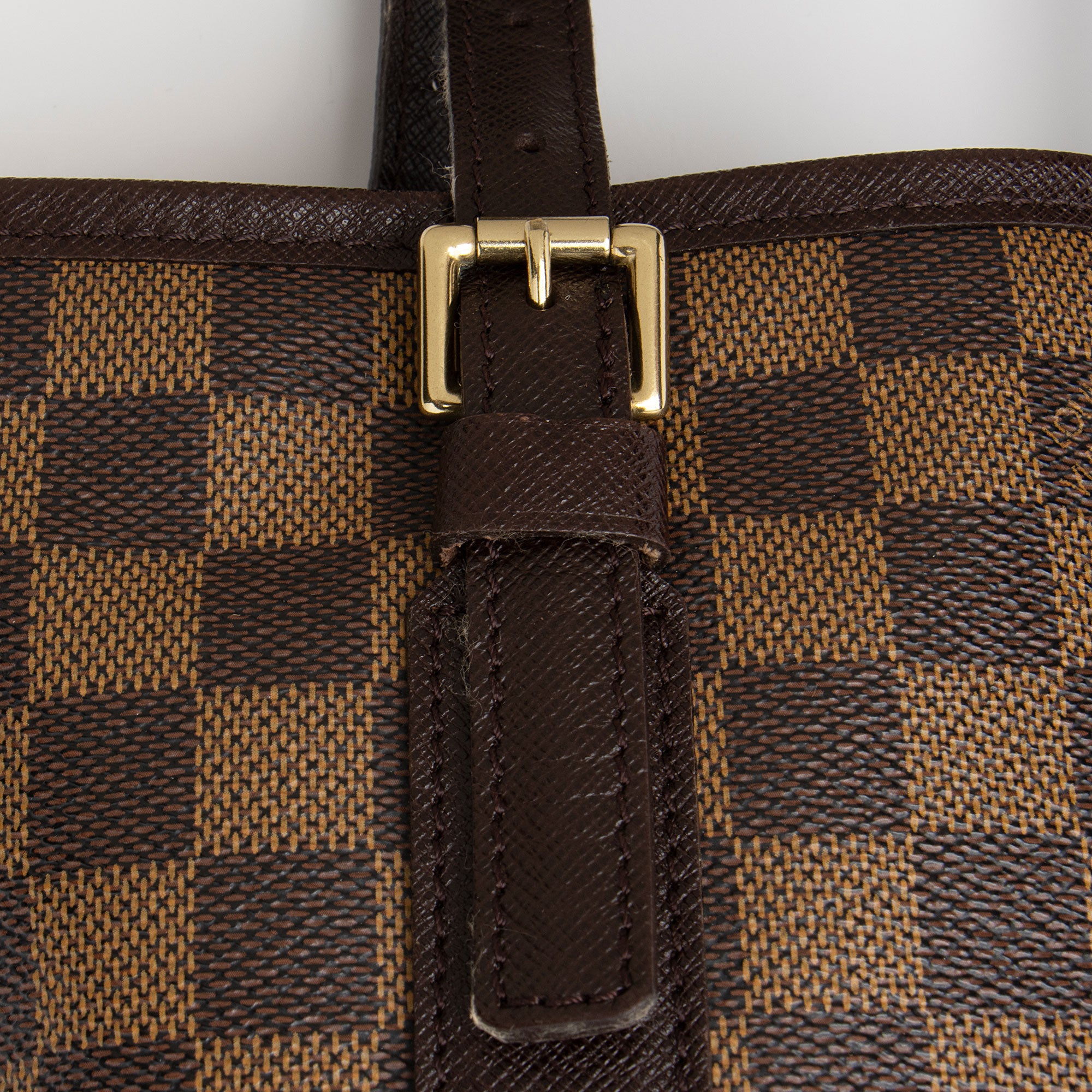 Louis Vuitton Vintage Damier Ebene Marais Bucket Tote