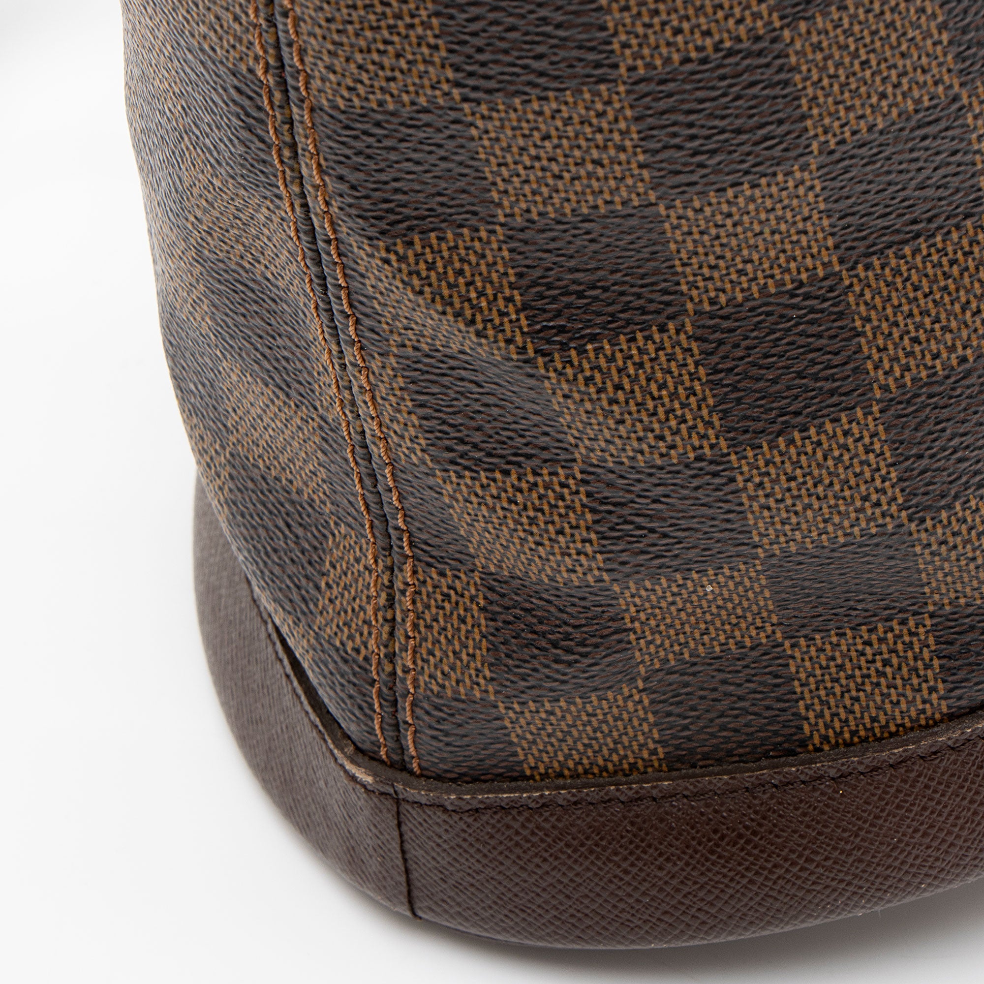 Louis Vuitton Vintage Damier Ebene Marais Bucket Tote