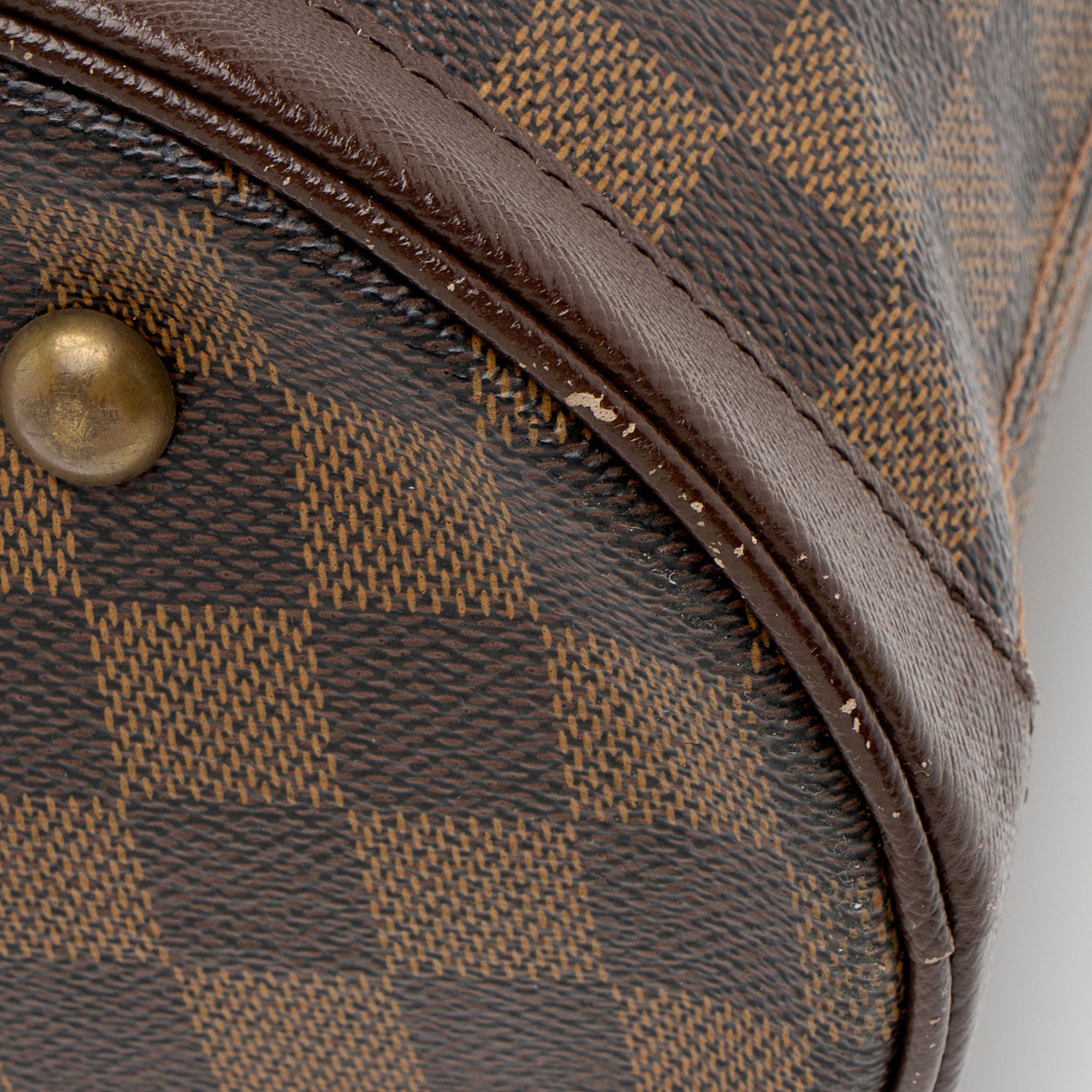 Louis Vuitton Vintage Damier Ebene Marais Bucket Tote