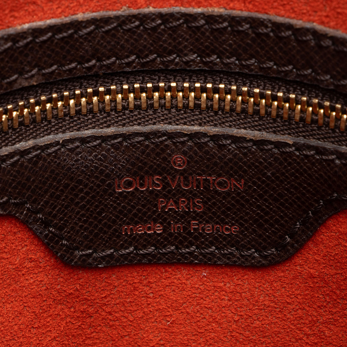 Louis Vuitton Vintage Damier Ebene Marais Bucket Tote