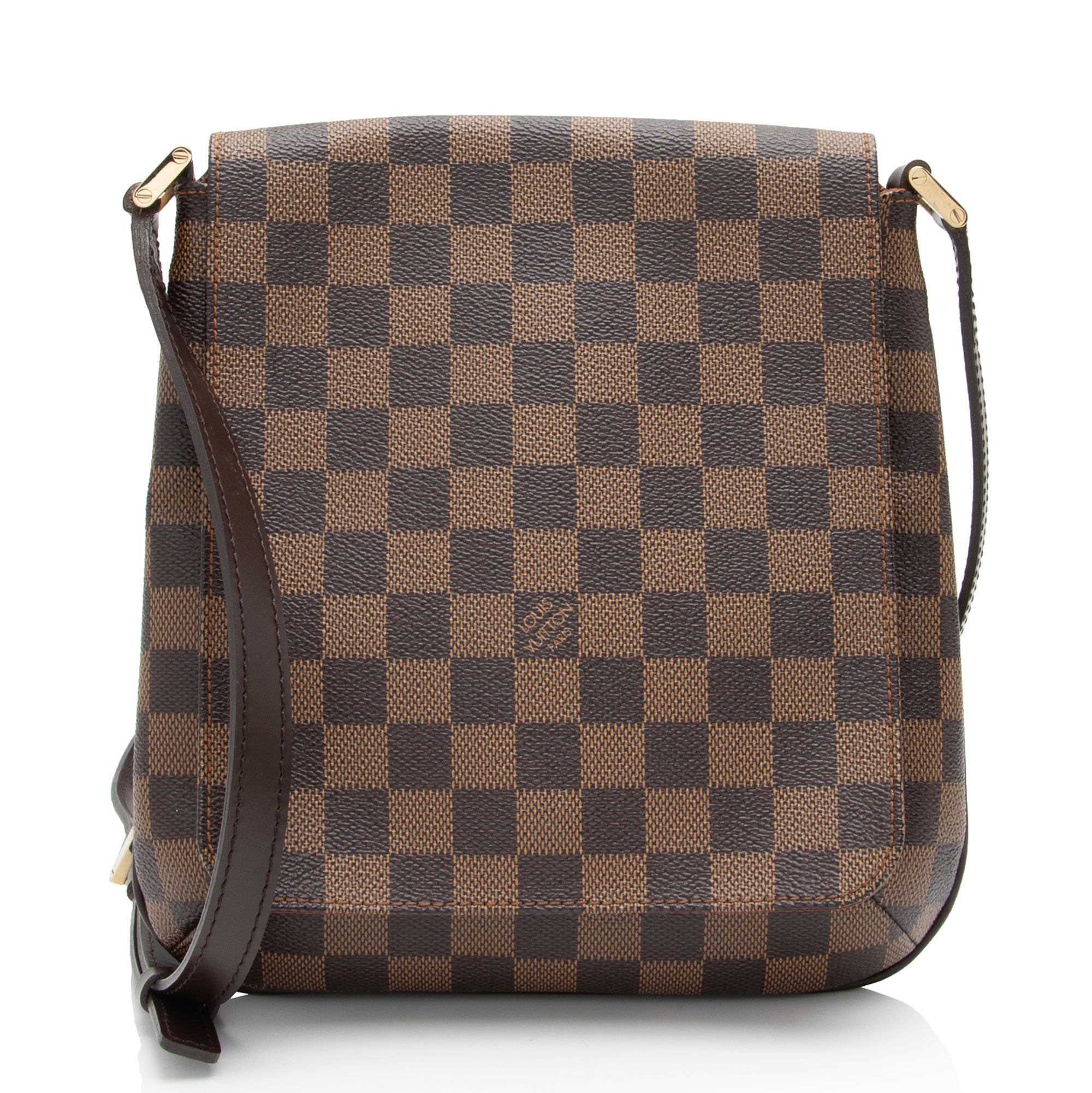 Louis Vuitton Vintage Damier Ebene Musette Salsa Shoulder Bag (SHF-IIs