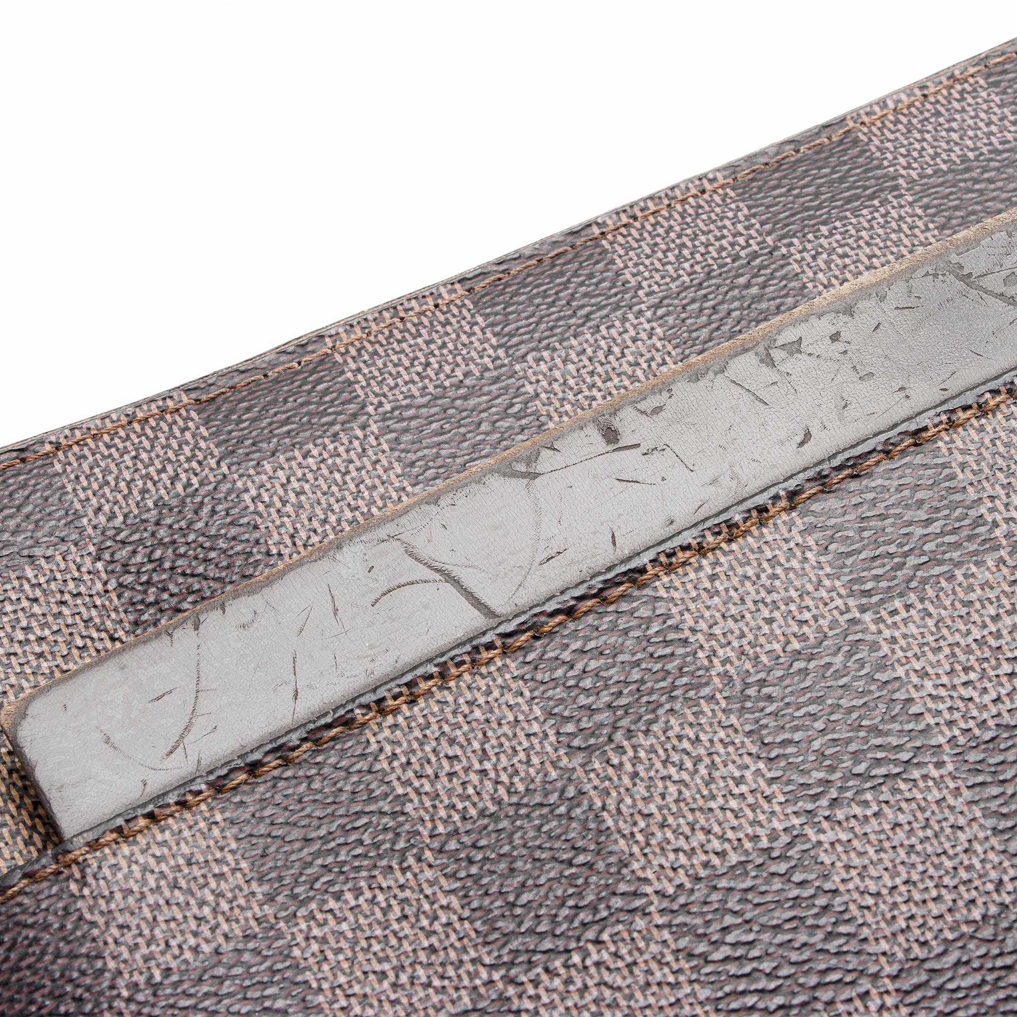 Louis Vuitton Vintage Damier Ebene Saint Louis Wristlet Clutch (SHF-22250)