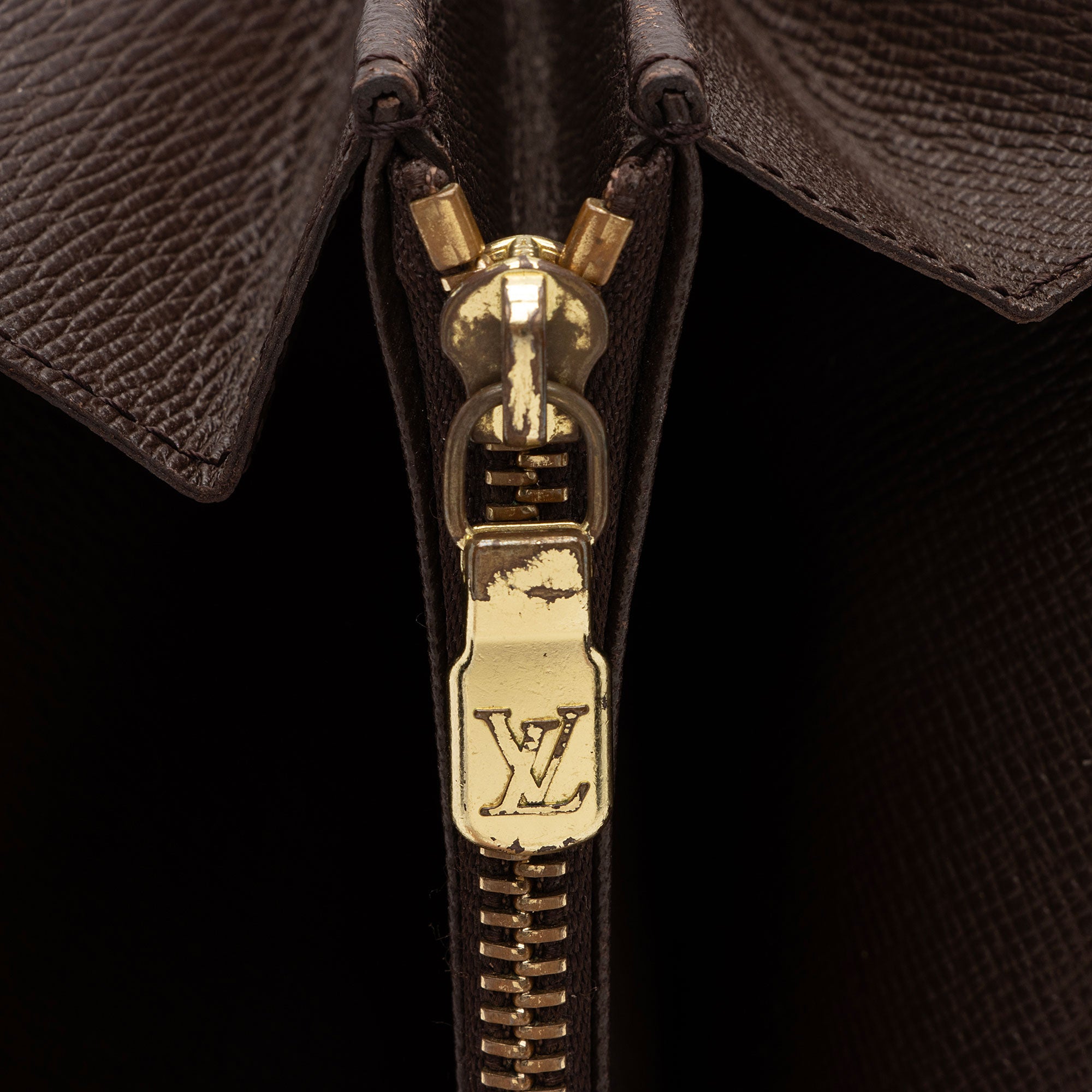 Louis Vuitton Vintage Damier Ebene Sarah Wallet (SHF-sG1xiu)