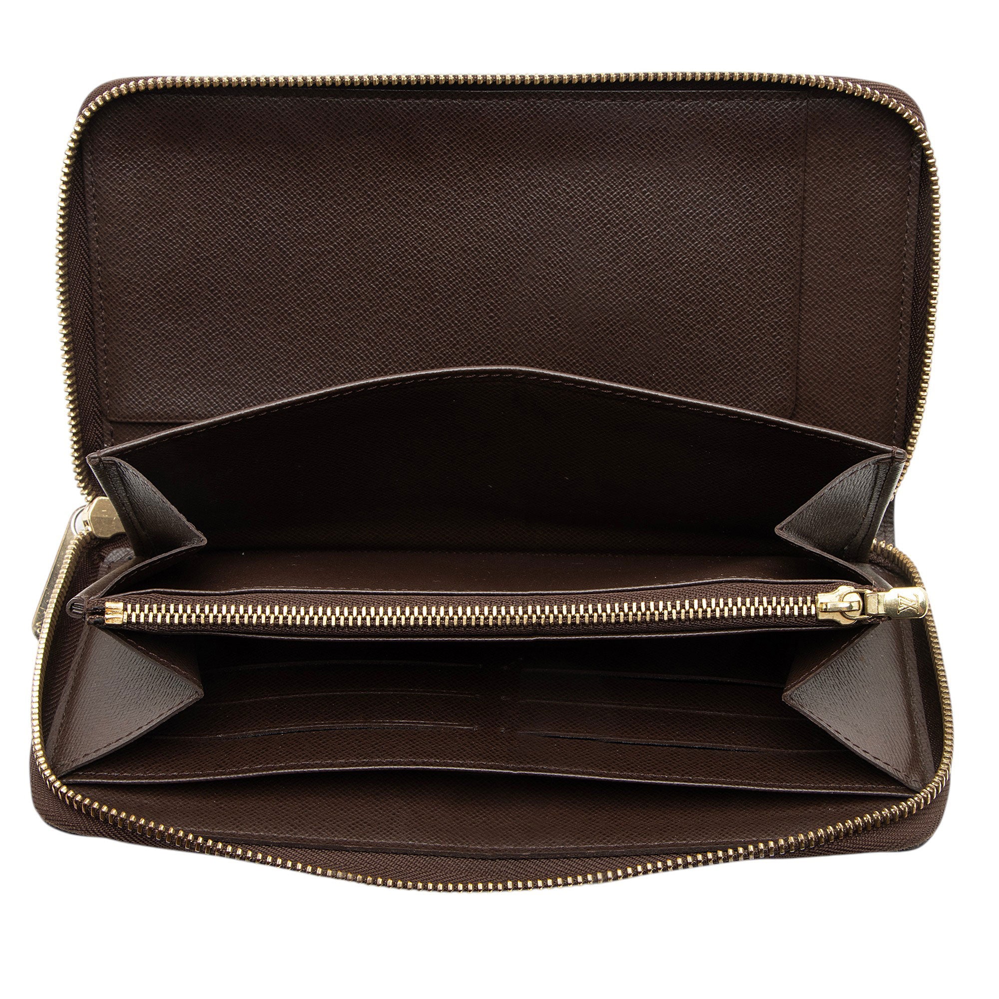 Louis Vuitton Vintage Damier Ebene Zippy Organizer Wallet