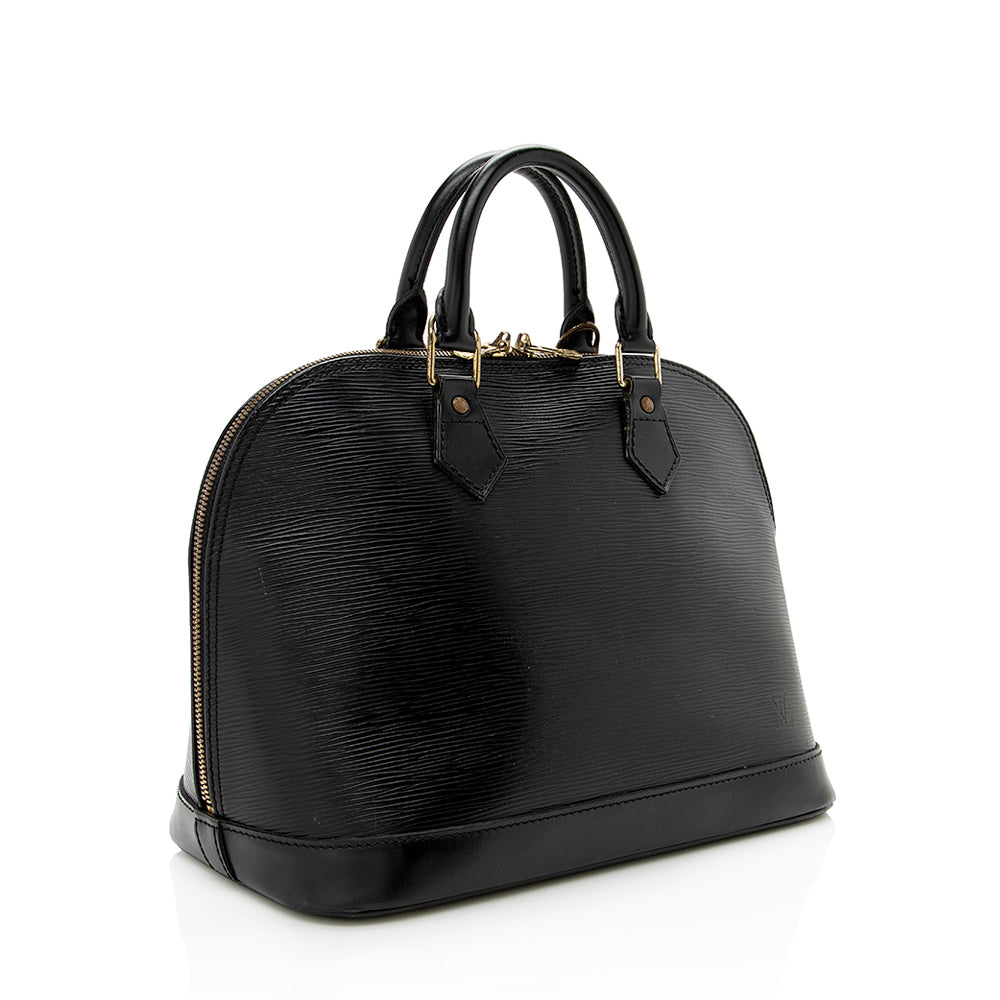 Louis Vuitton Vintage Epi Leather Alma PM Satchel (SHF-14659)