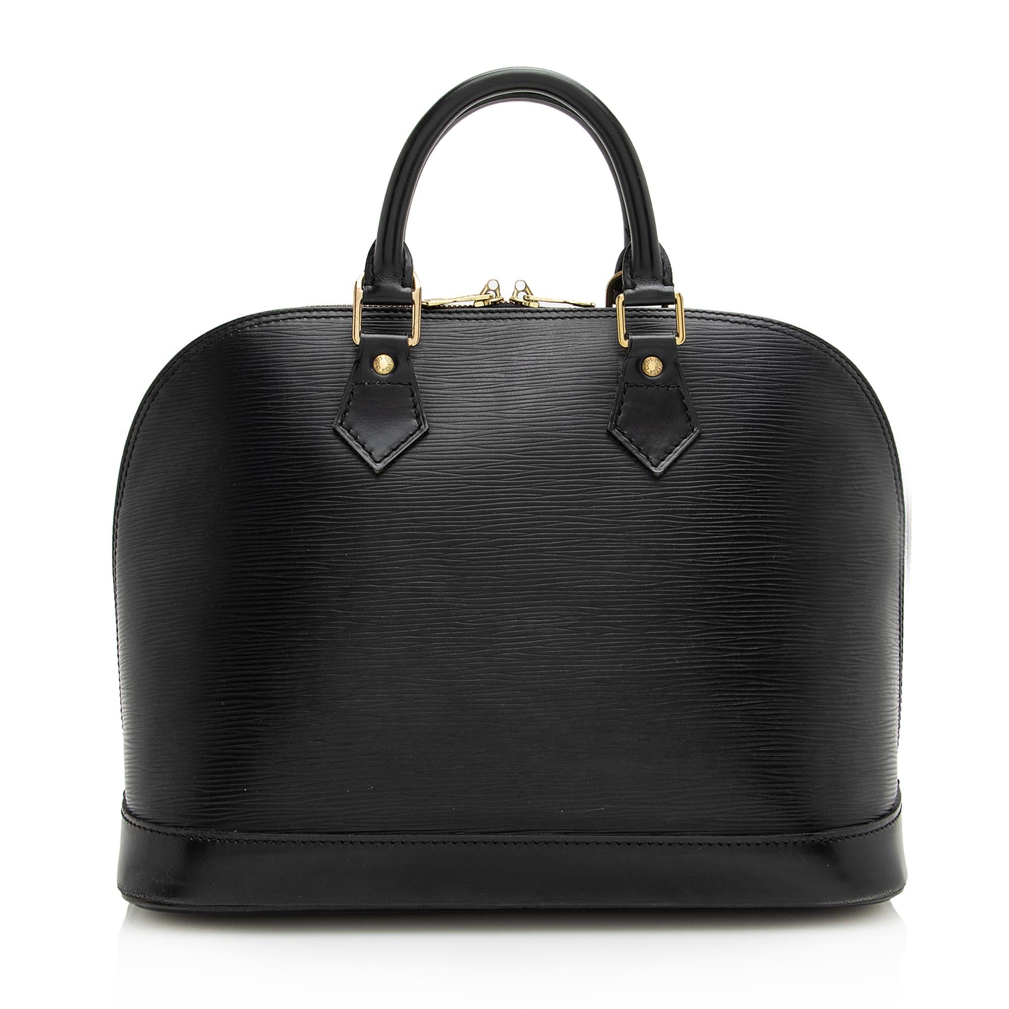 Louis Vuitton Vintage Epi Leather Alma PM Satchel (SHF-22820)