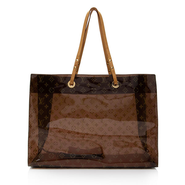  Louis Vuitton, Pre-Loved Monogram Ambre Vinyl Cabas MM, Brown :  Luxury Stores