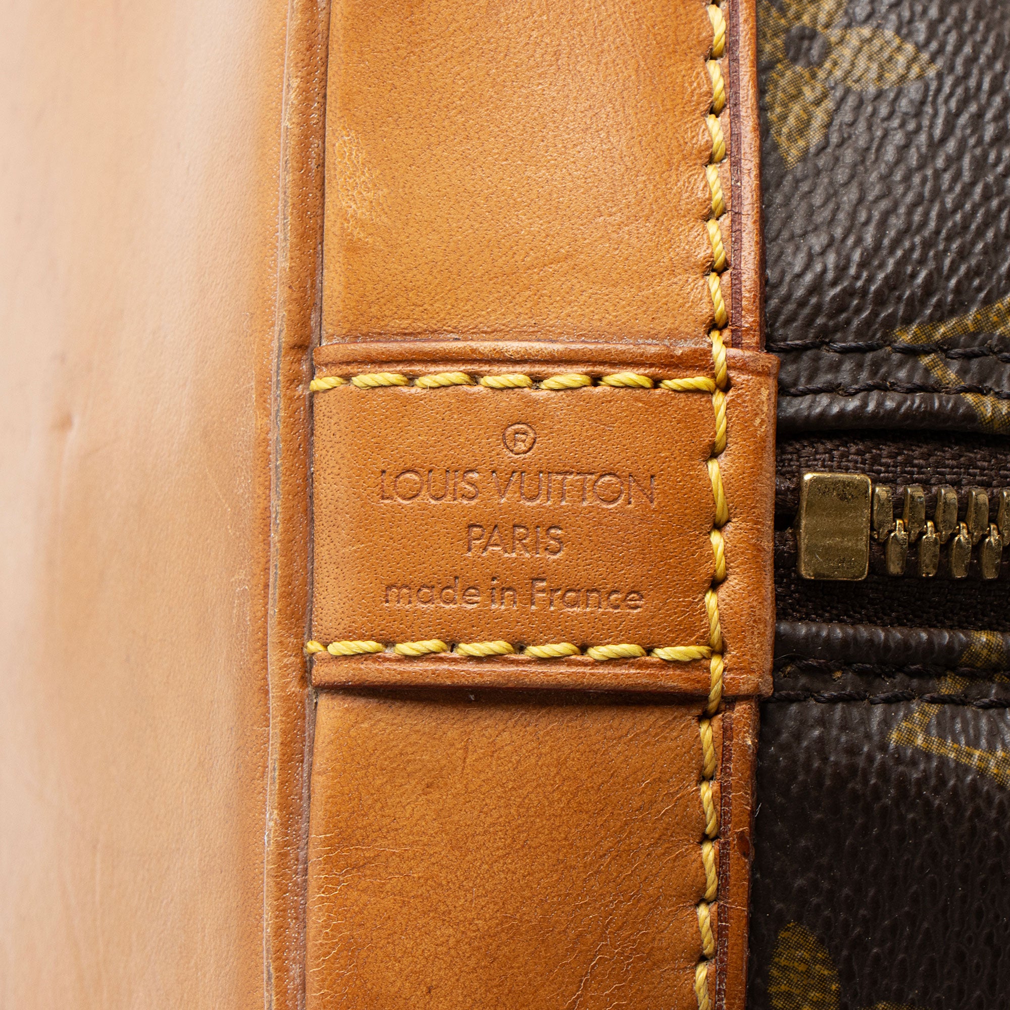 Louis Vuitton Vintage Monogram Canvas Alma PM Satchel