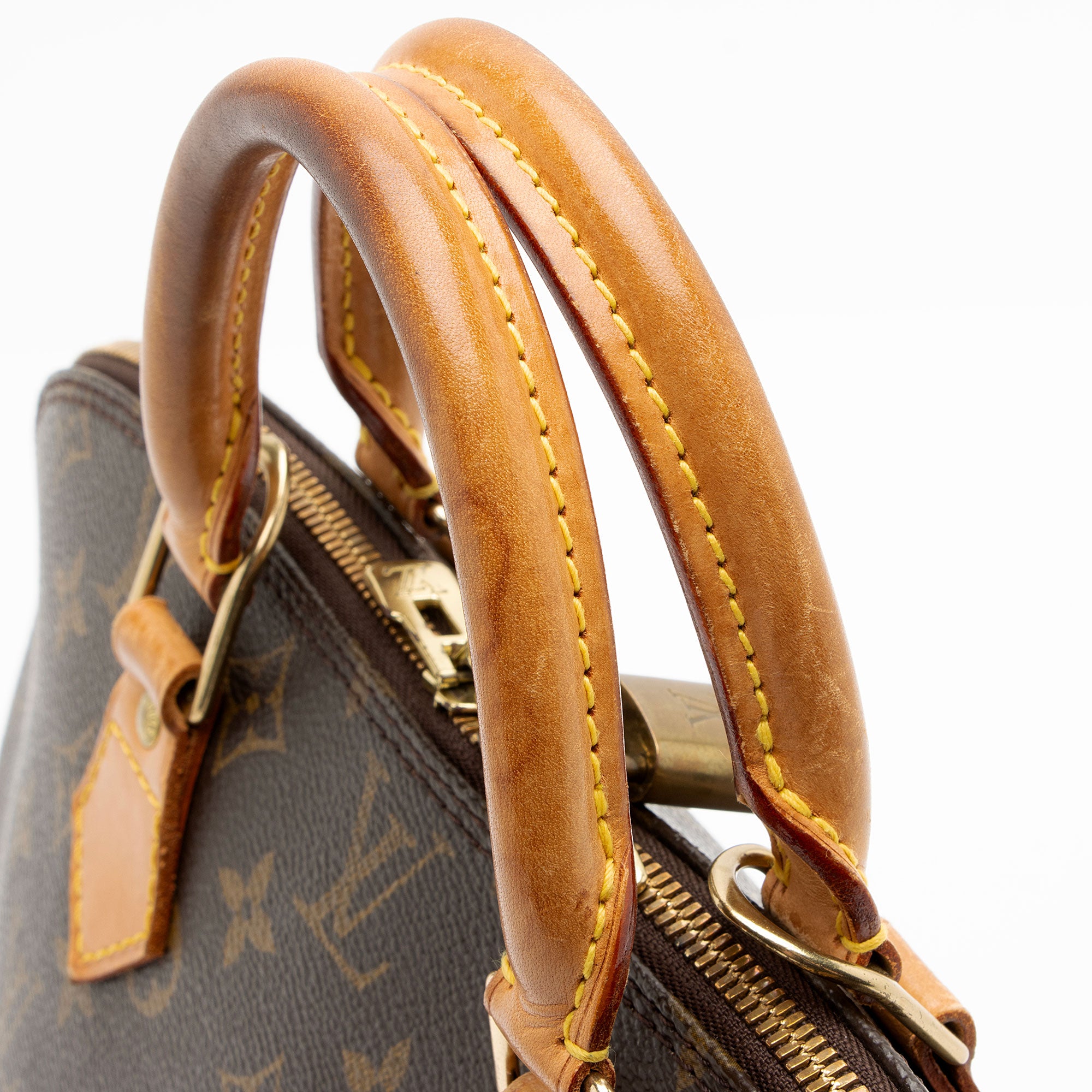 Louis Vuitton Vintage Monogram Canvas Alma PM Satchel