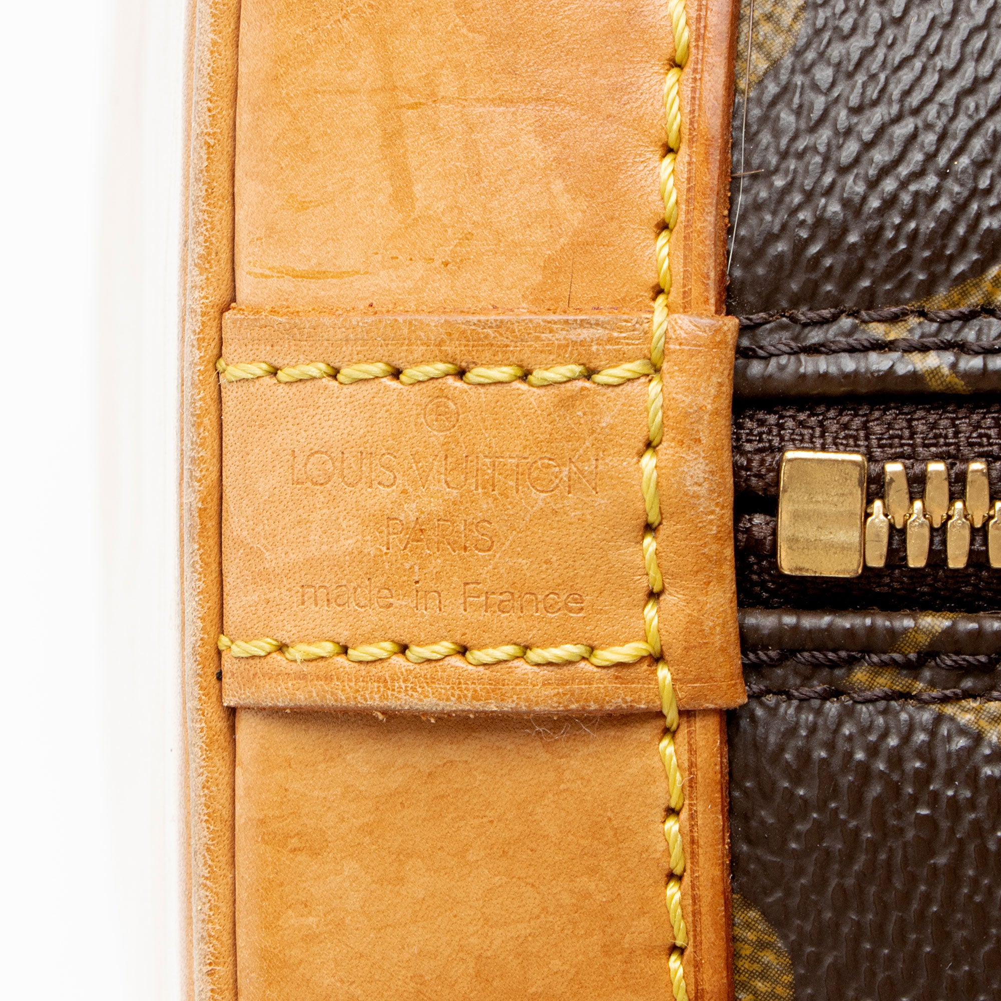 Louis Vuitton Vintage Monogram Canvas Alma PM Satchel