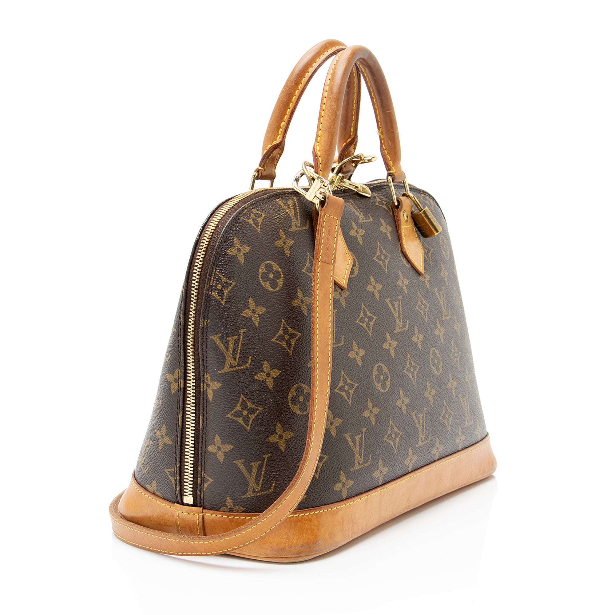 Louis Vuitton Vintage Monogram Canvas Alma PM Satchel