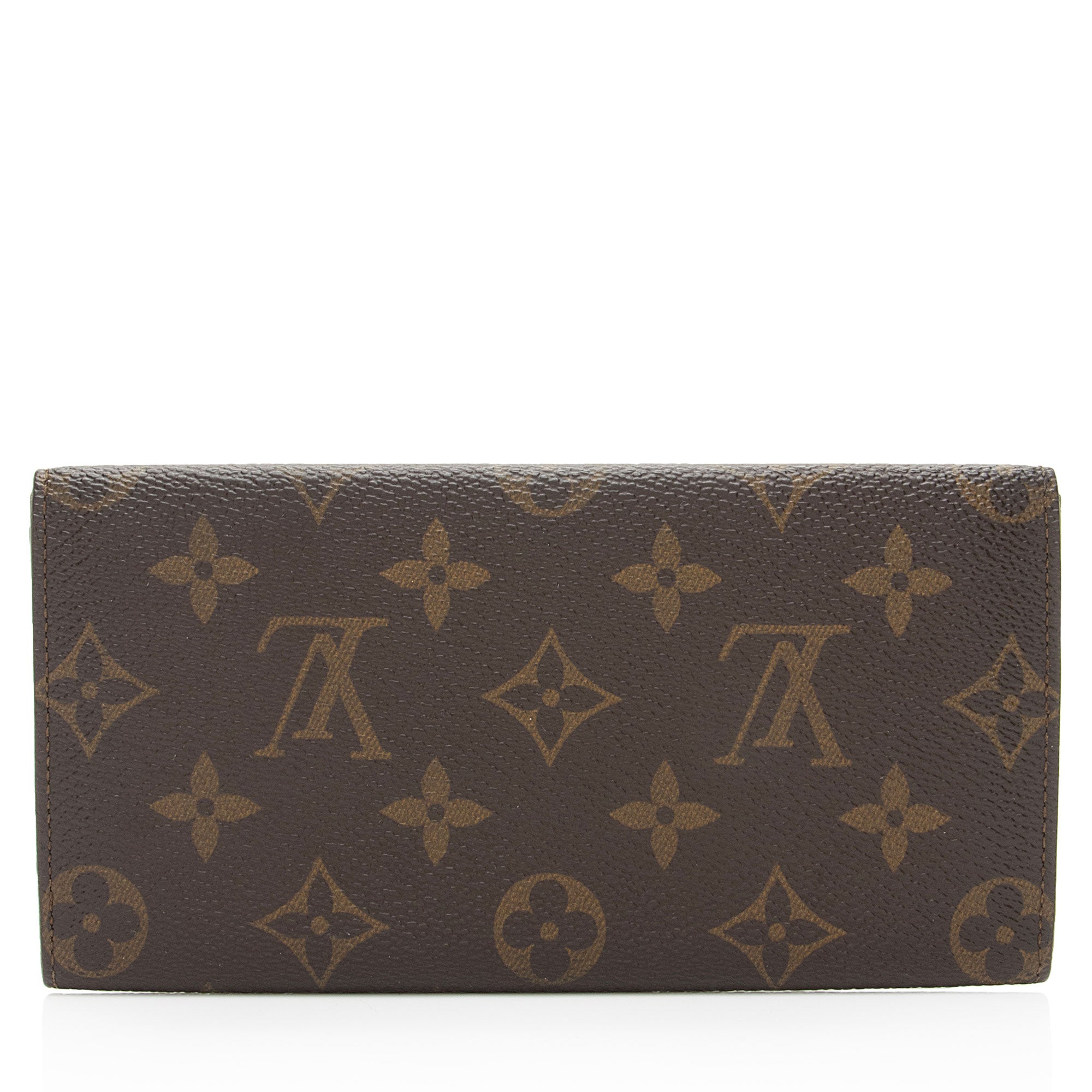 Louis Vuitton Vintage Monogram Canvas Checkbook Wallet (SHF-sqOuTh)