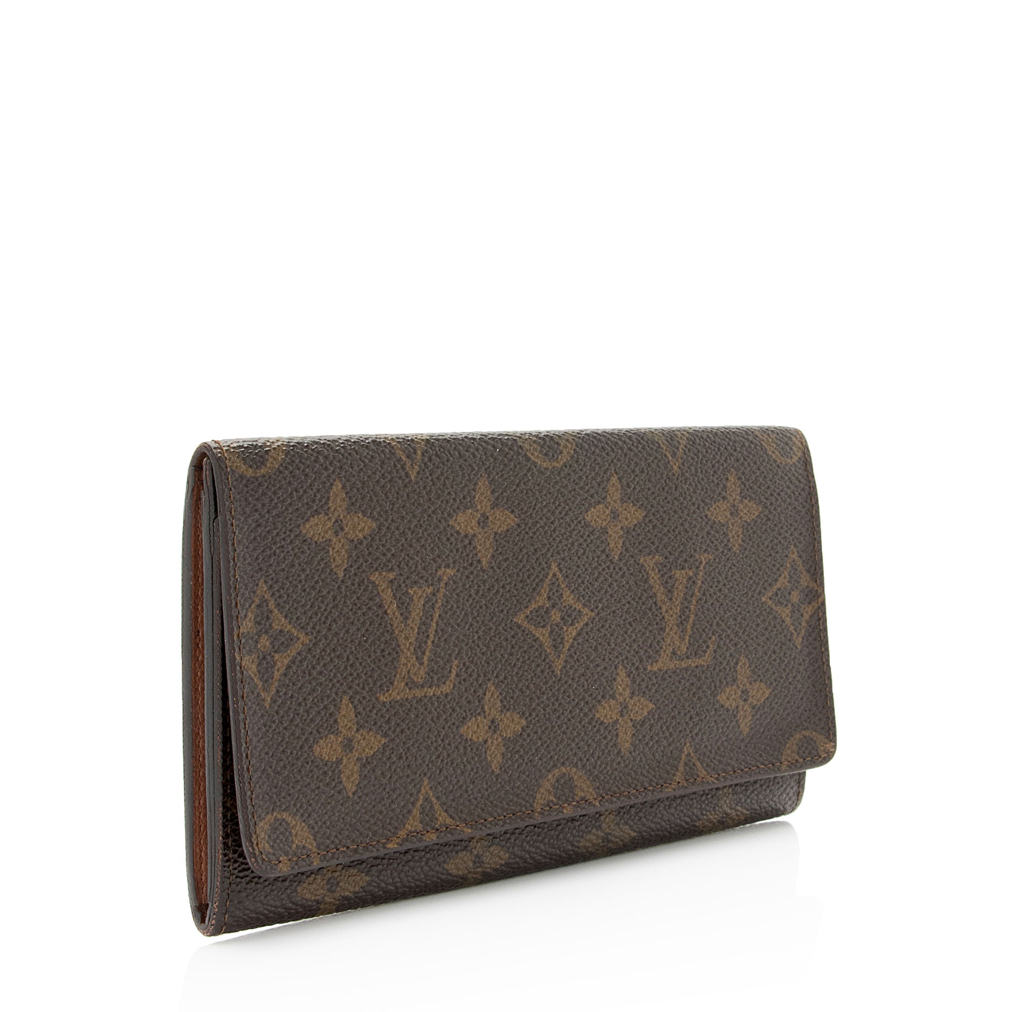 Louis Vuitton Vintage Monogram Canvas Checkbook Wallet (SHF-sqOuTh)