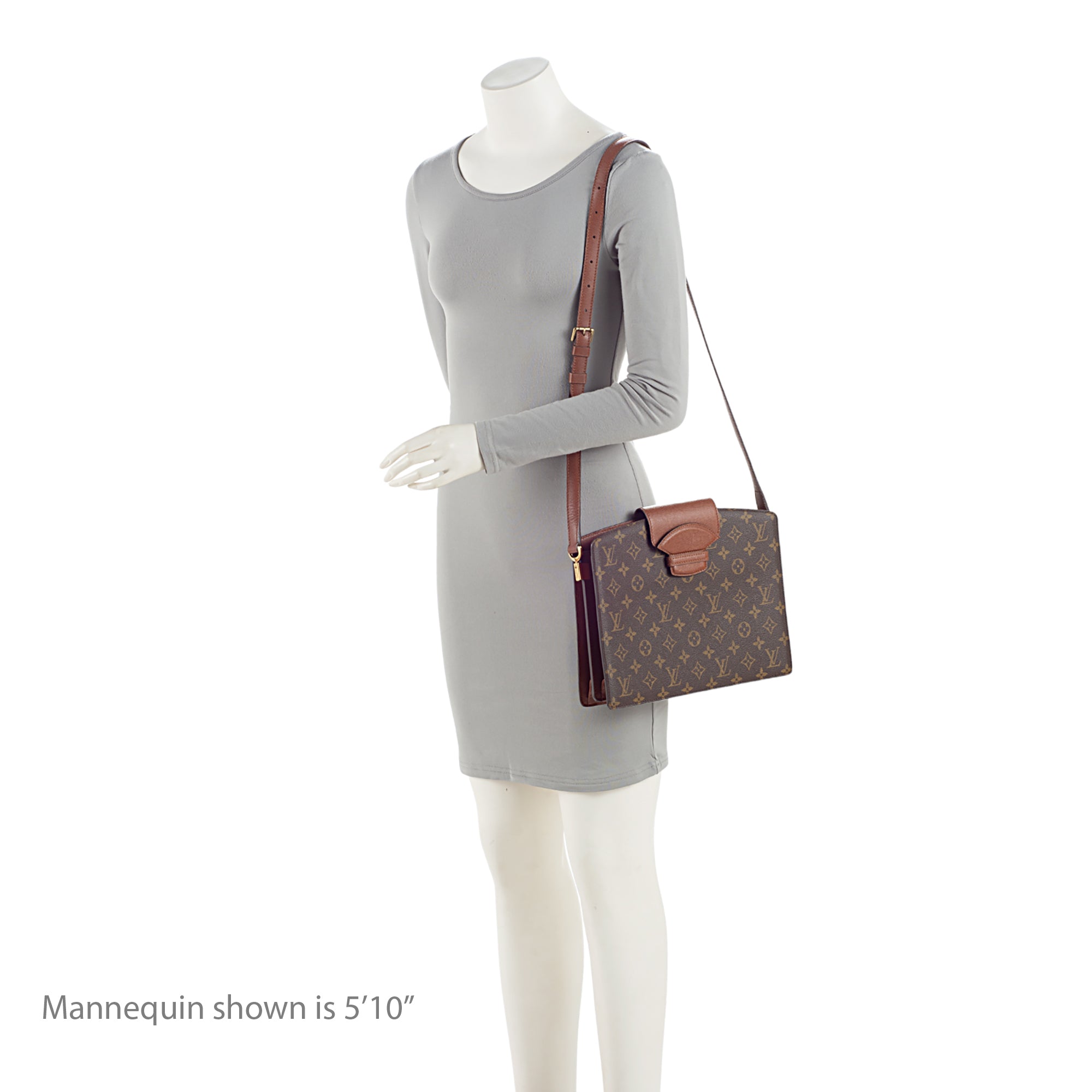 Louis Vuitton Vintage Monogram Canvas Courcelles Shoulder Bag (SHF-I2MY1k)