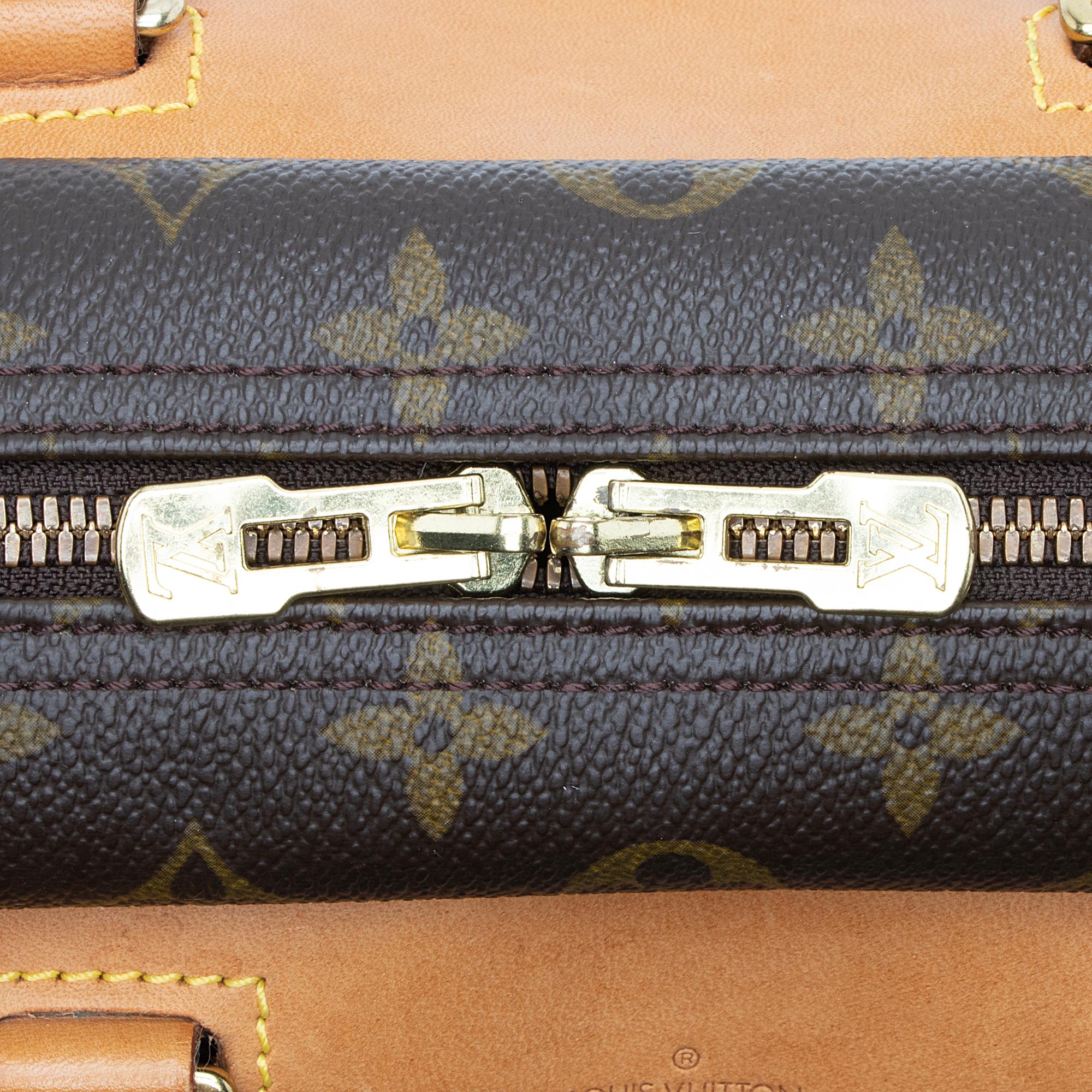 Louis Vuitton Vintage Monogram Canvas Deauville Satchel (SHF-23165)