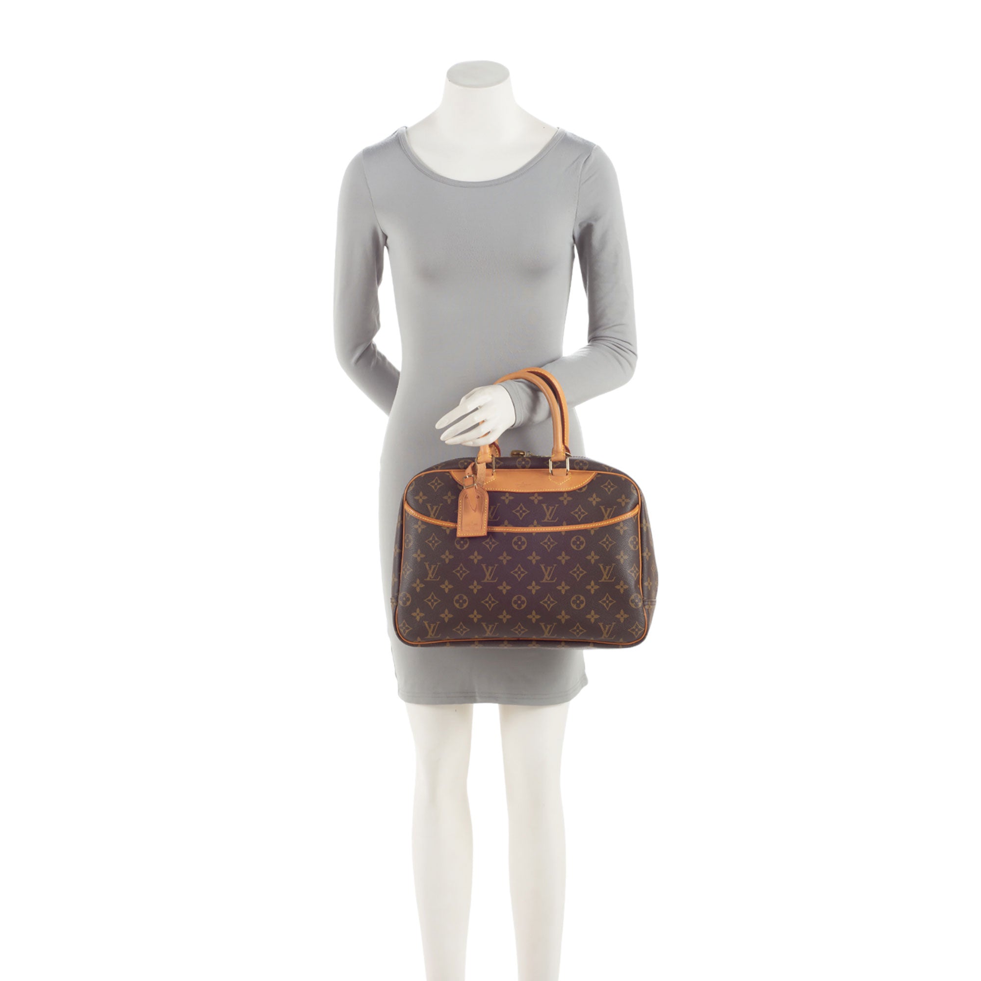Louis Vuitton Vintage Monogram Canvas Deauville Satchel (SHF-SF3DA1)