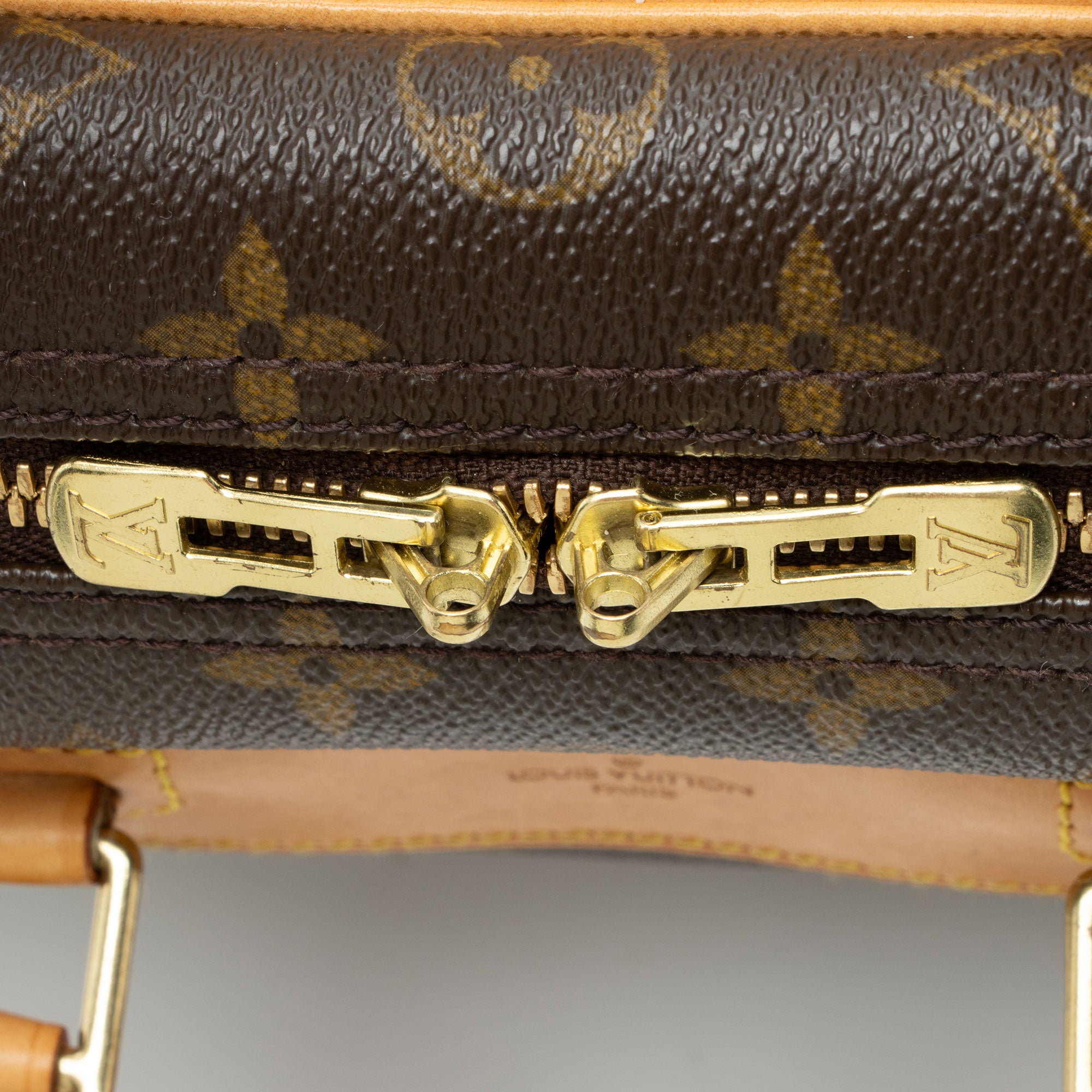 Louis Vuitton Vintage Monogram Canvas Deauville Satchel