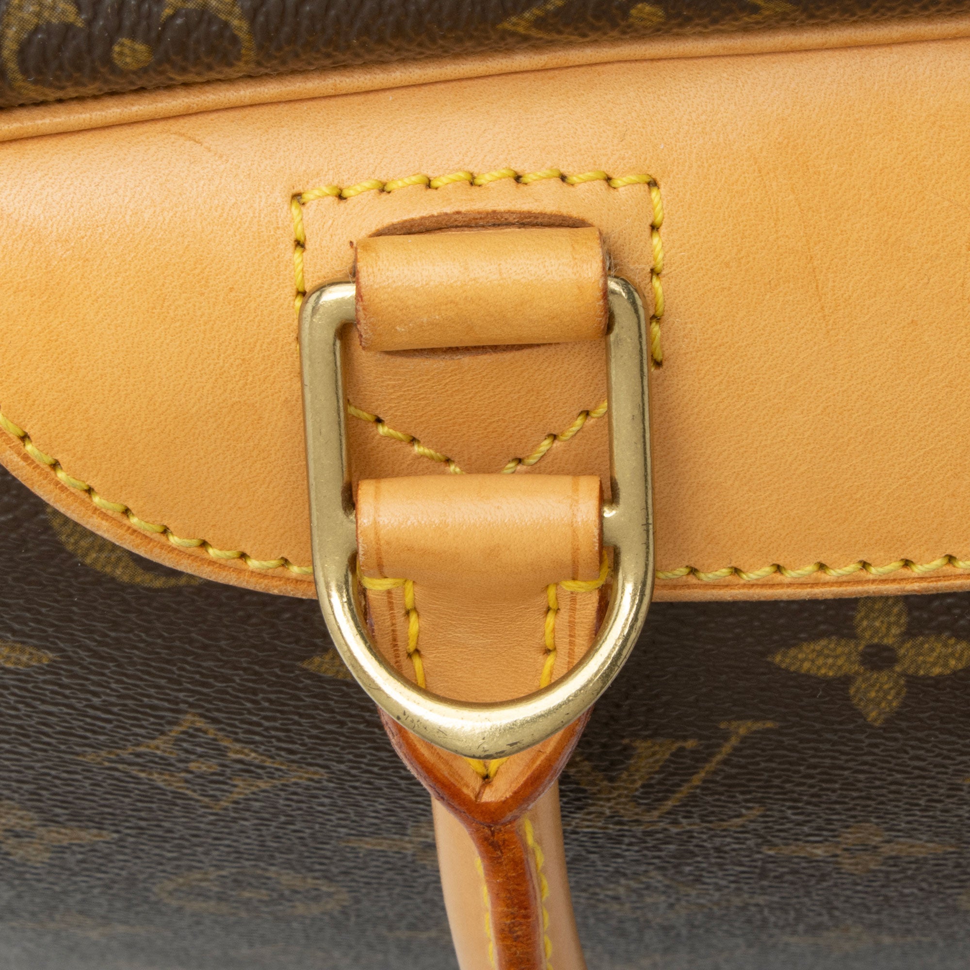 Louis Vuitton Vintage Monogram Canvas Deauville Satchel