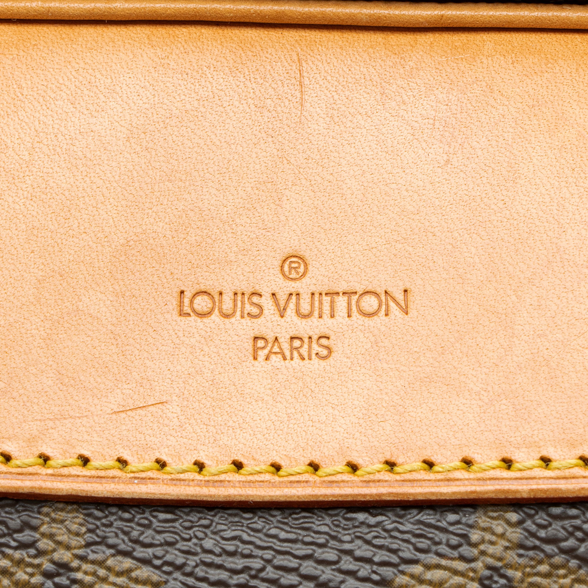 Louis Vuitton Vintage Monogram Canvas Deauville Satchel