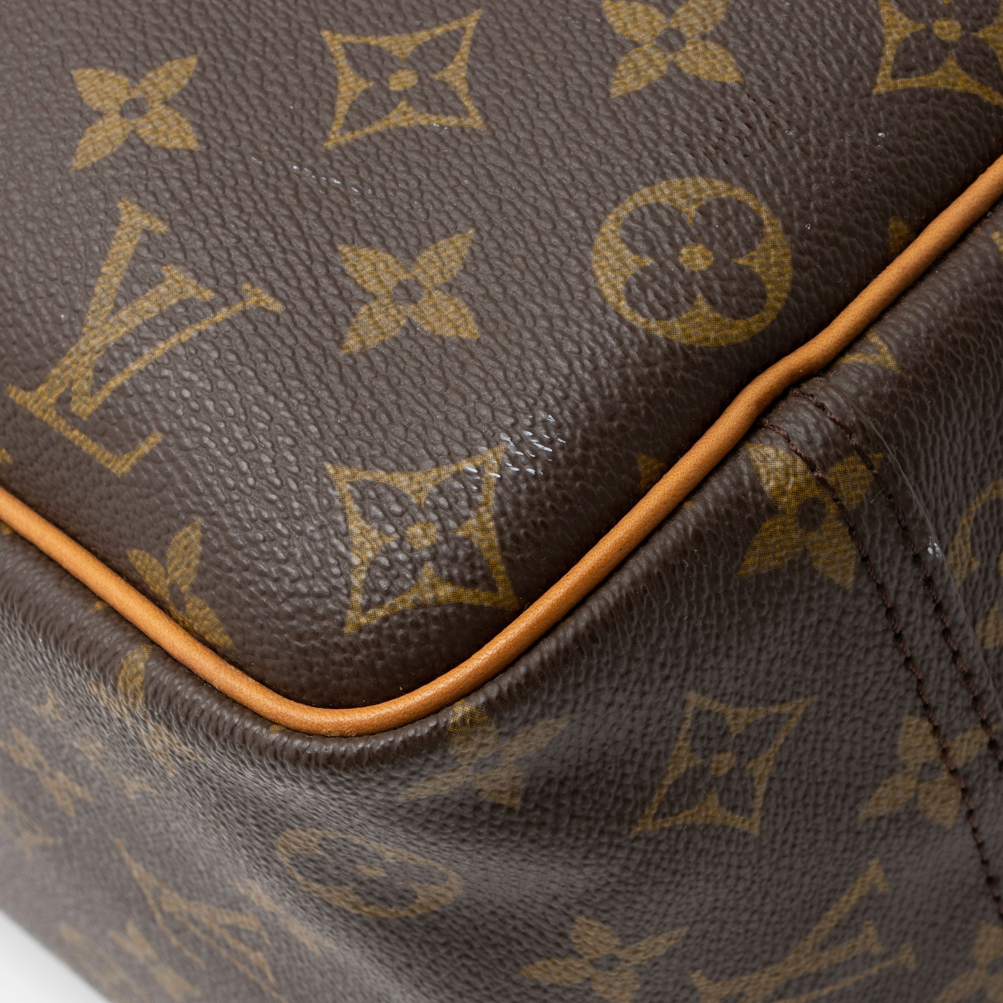 Louis Vuitton Vintage Monogram Canvas Deauville Satchel