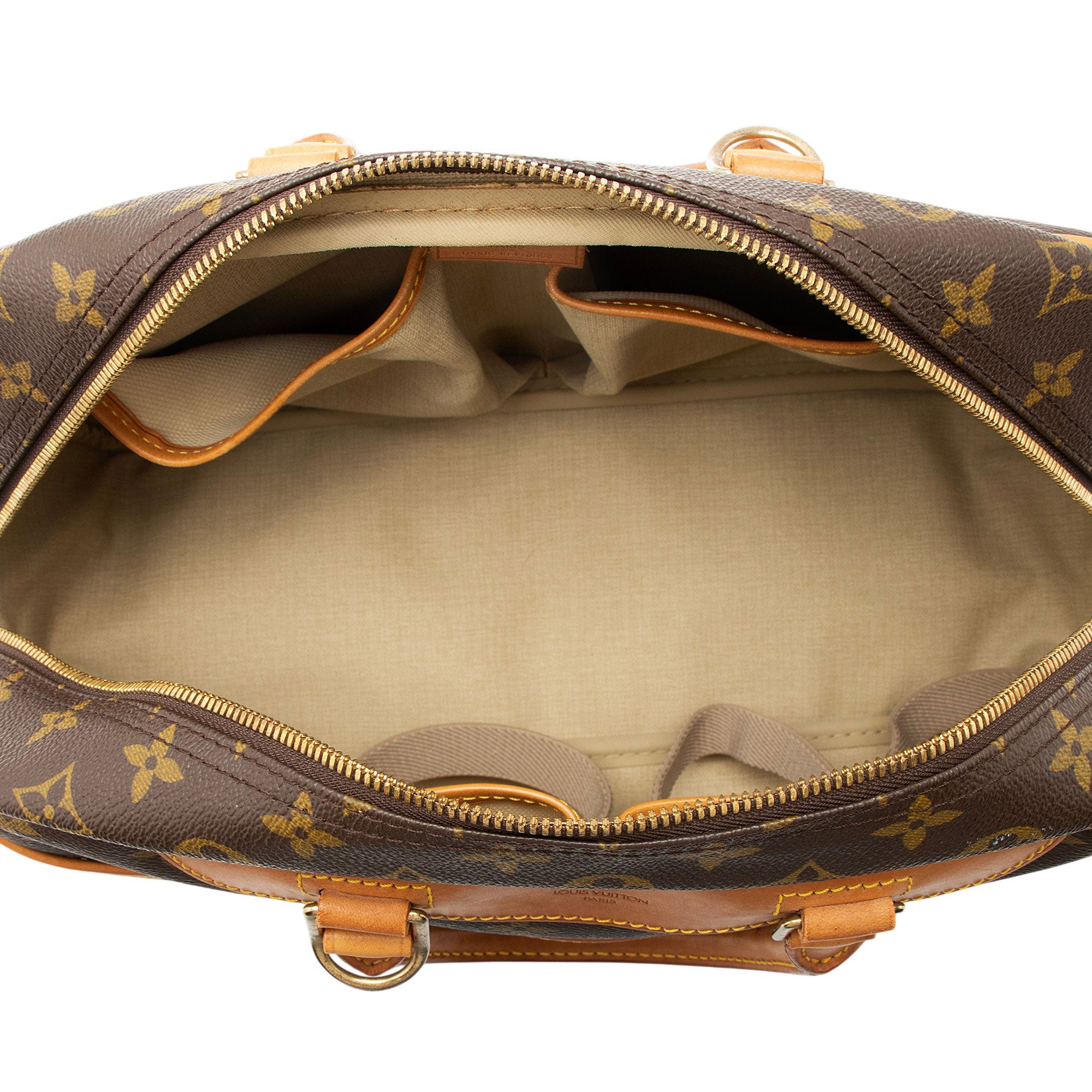Louis Vuitton Vintage Monogram Canvas Deauville Satchel
