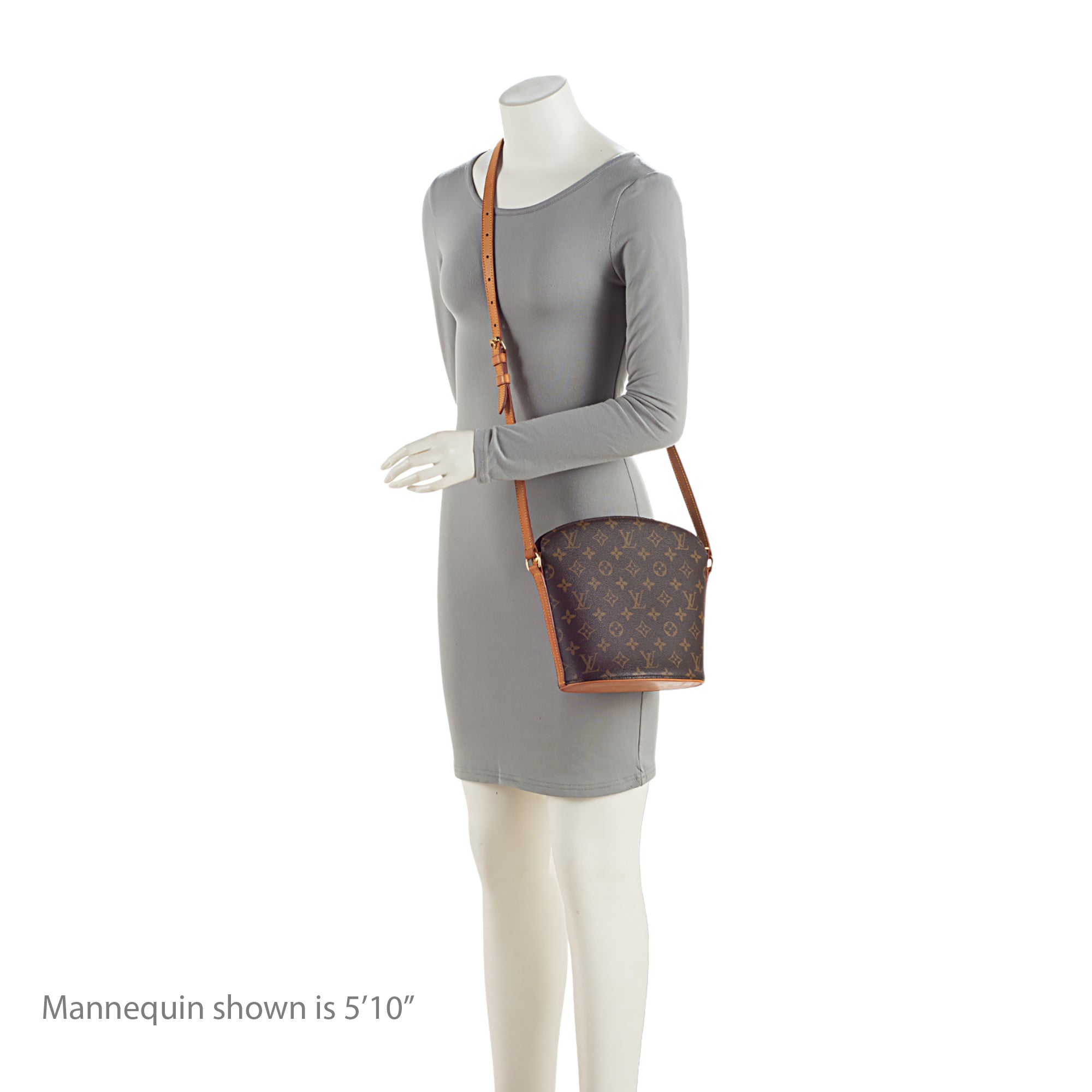 Louis Vuitton Vintage Monogram Canvas Drouot Shoulder Bag (SHF-mx5r7z)