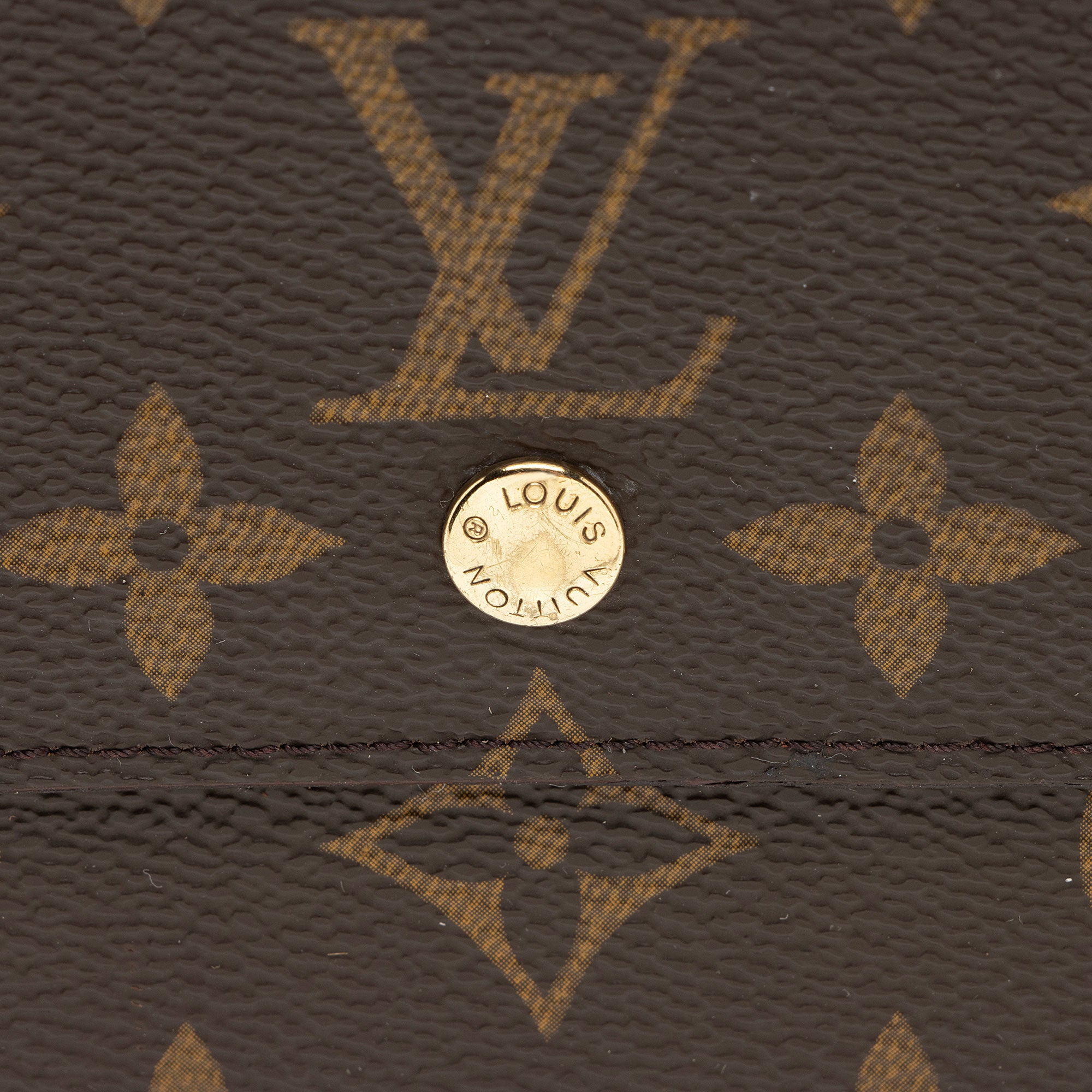Louis Vuitton Vintage Monogram Canvas Elise Wallet (SHF-4JE6AD)