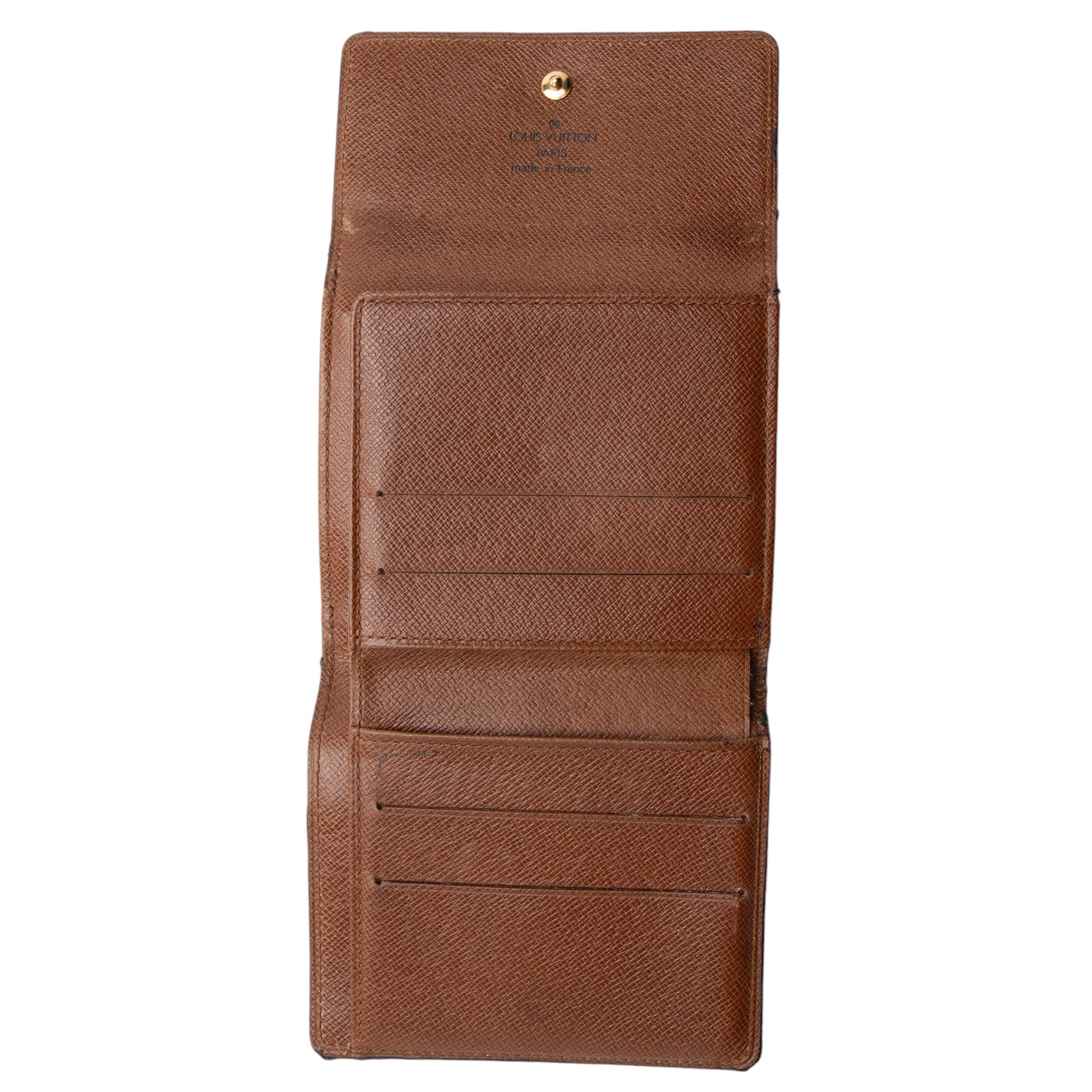 Louis Vuitton Vintage Monogram Canvas Elise Wallet (SHF-4JE6AD)