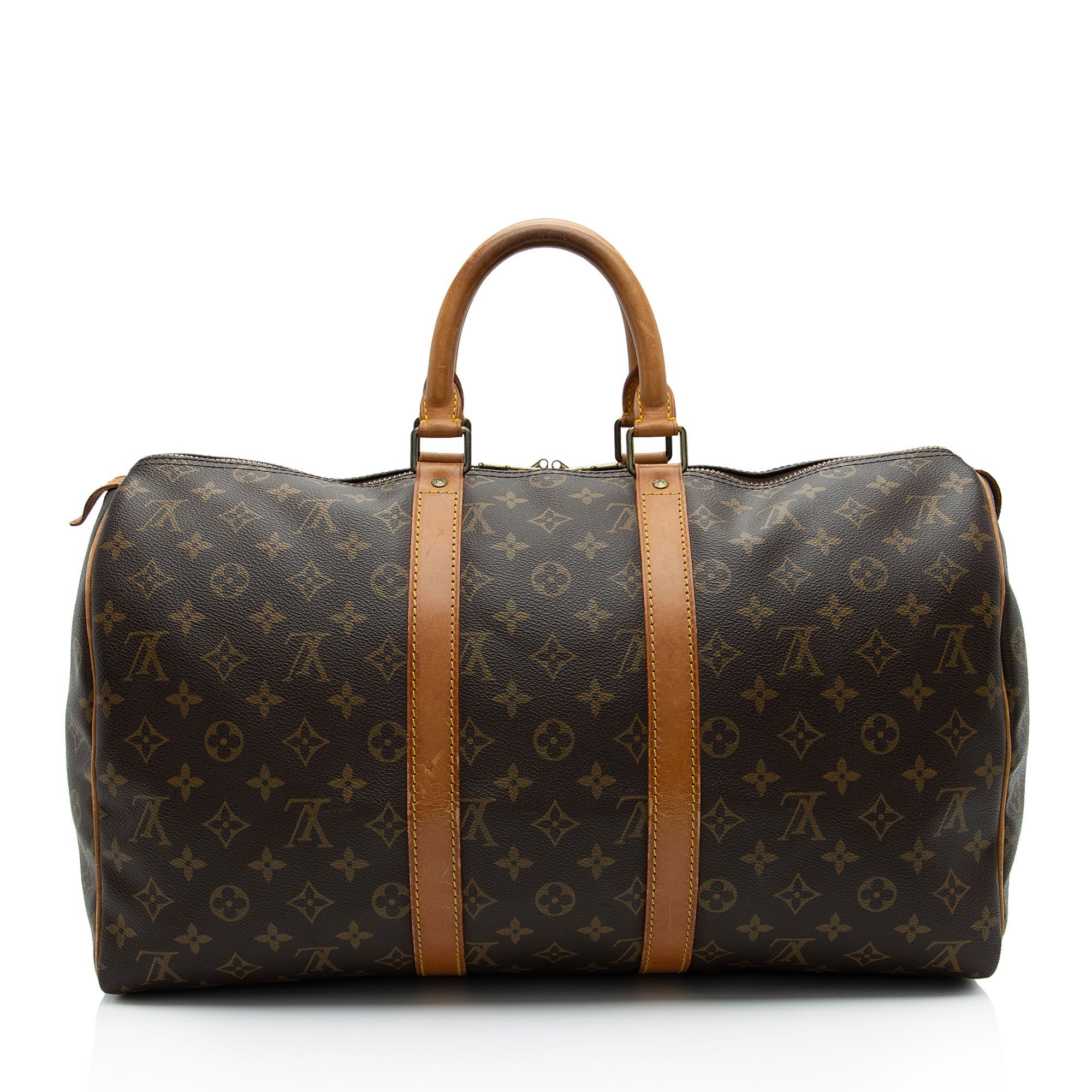 Louis Vuitton Vintage Monogram Canvas Keepall 45 Duffle Bag (SHF-sR0lBl)