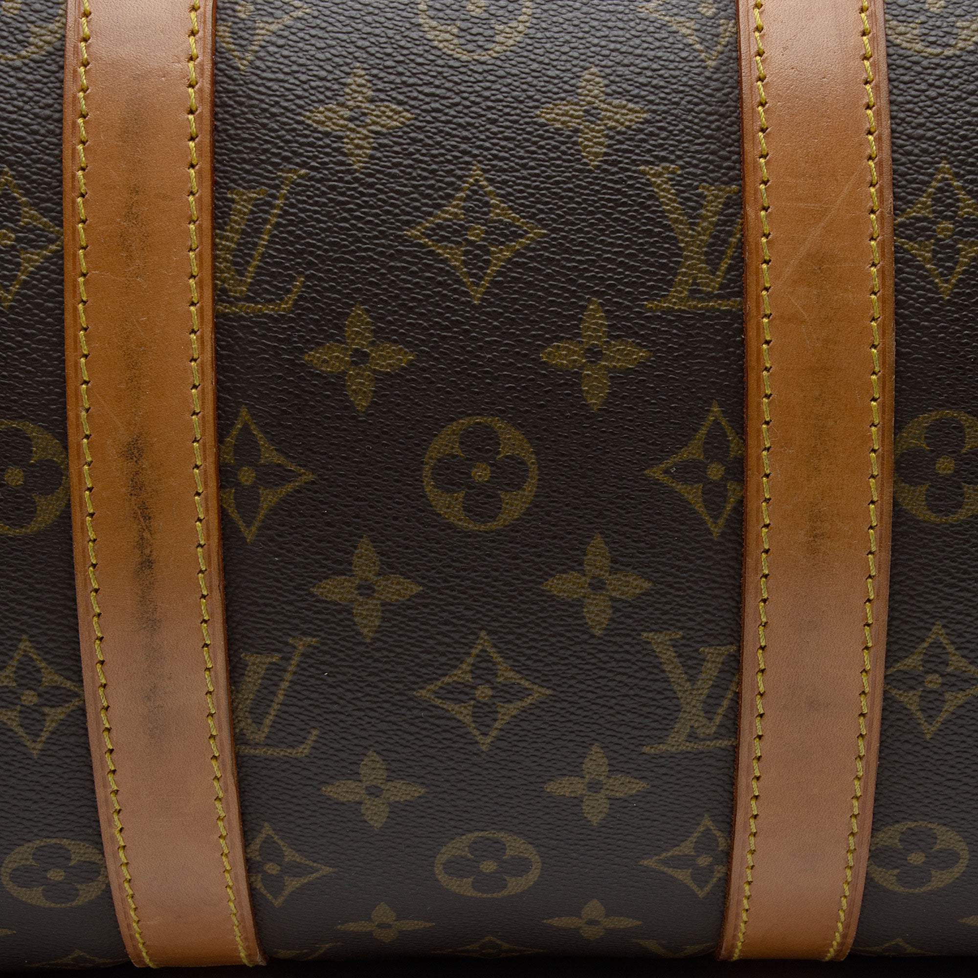 Louis Vuitton Vintage Monogram Canvas Keepall 45 Duffle Bag (SHF-sR0lBl)